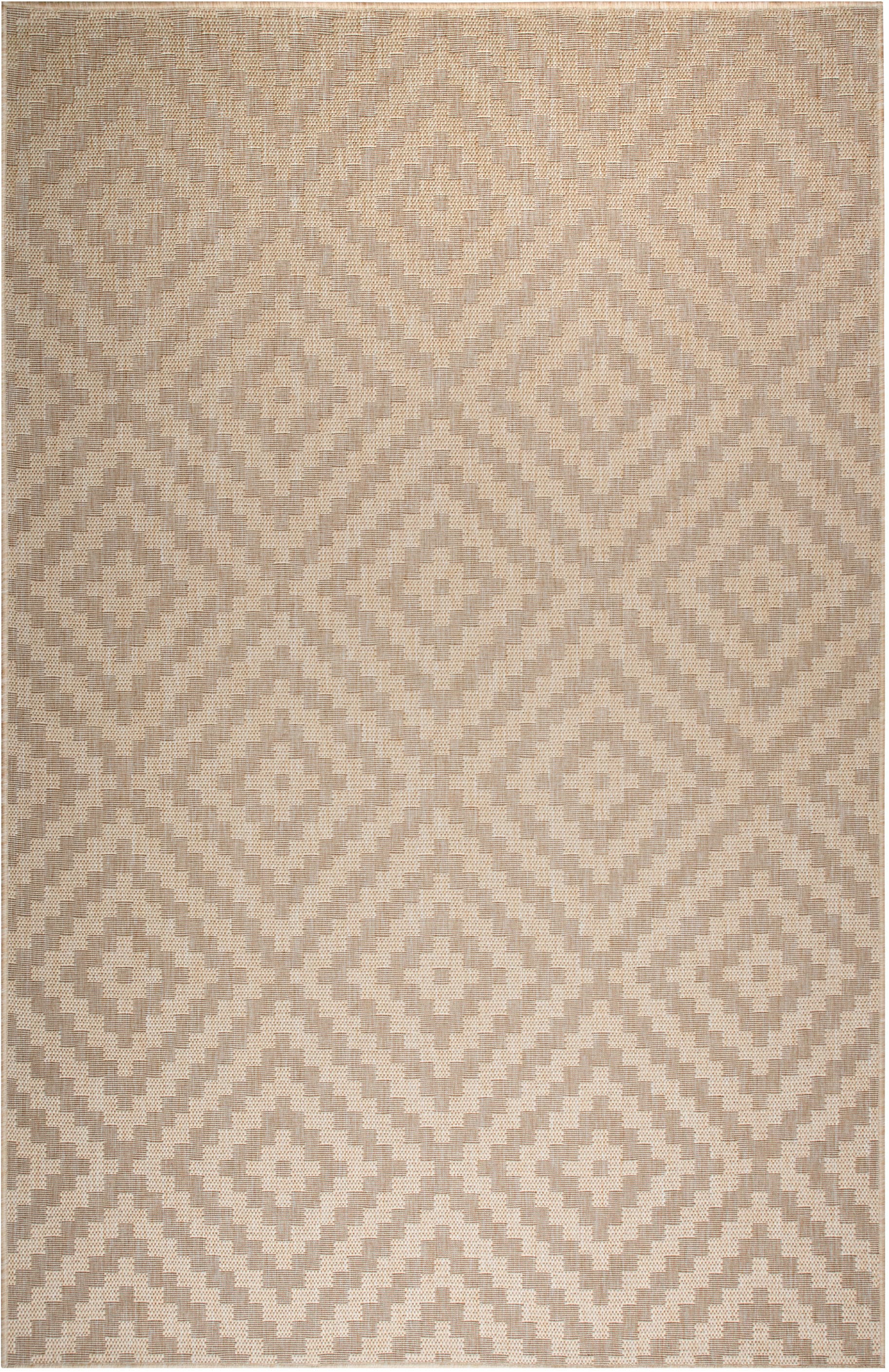 OTTO home Teppich »Cordoba auch als Läufer erhältlich« rechteckig 3 mm Höhe In- und Outdoor geeignet, Sisal-Optik, Wetterfest & UV-beständig, Boho