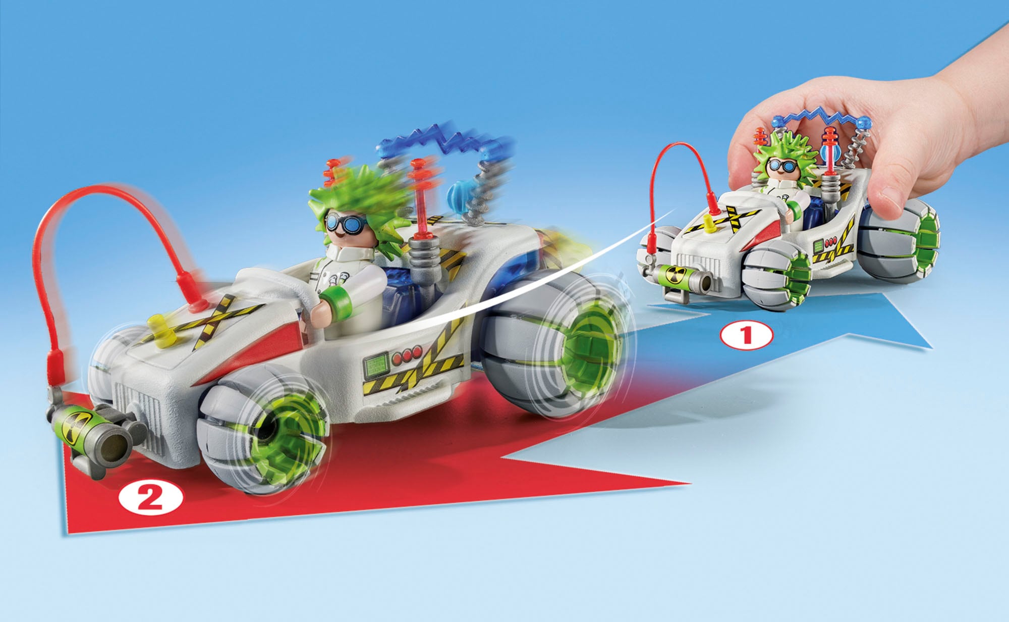 Playmobil® Konstruktions-Spielset »Rasender Professor (71633), Funstars«, (40 St.), Made in Europe