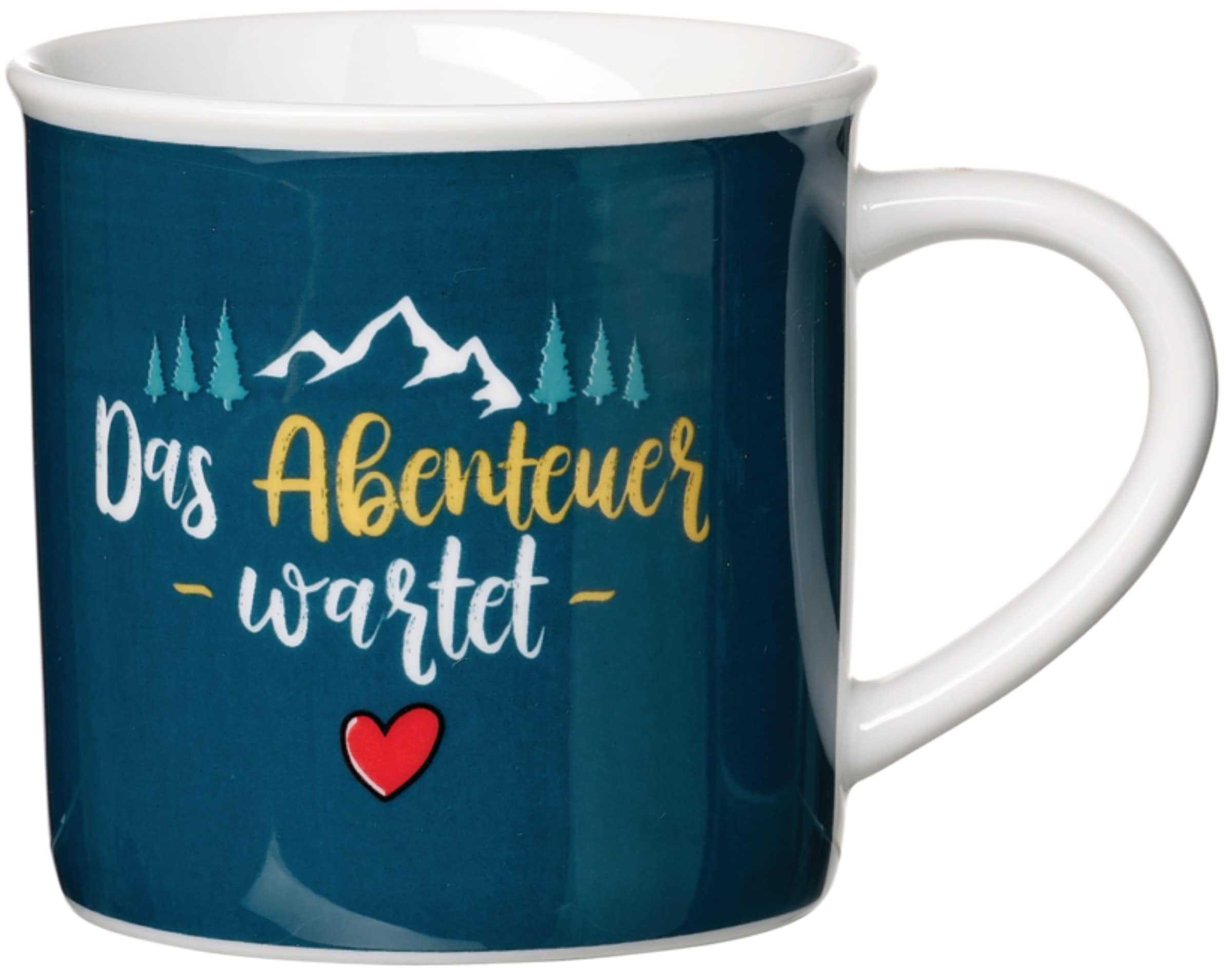 Ritzenhoff & Breker Becher "Camping" "Das Abenteuer wartet" - in Geschenkbanderole