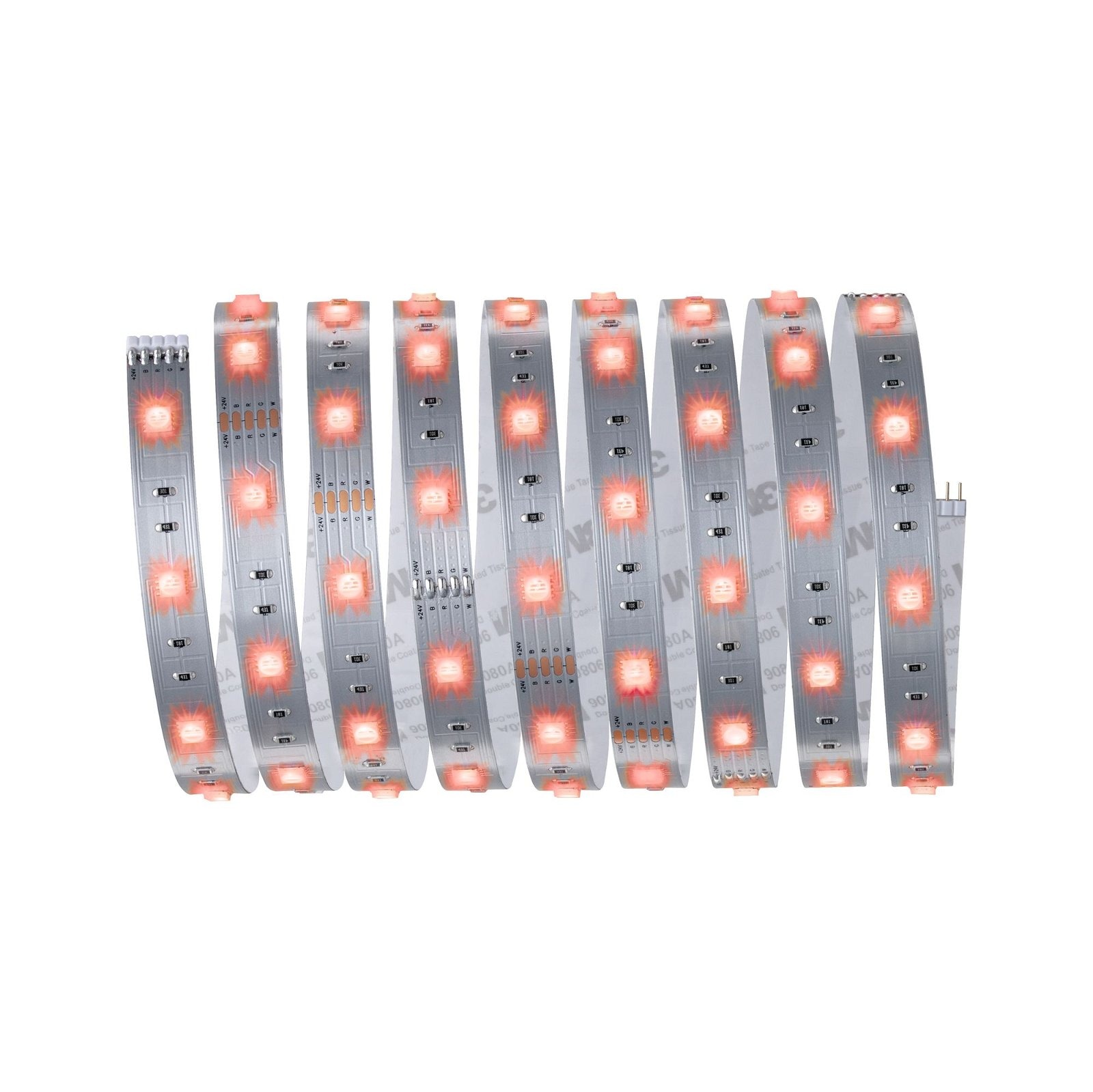 Paulmann LED-Streifen »MaxLED 250 Stripe 2,5m RGBW IP20 3000K 17W 24V Silber«, 1 St.-flammig