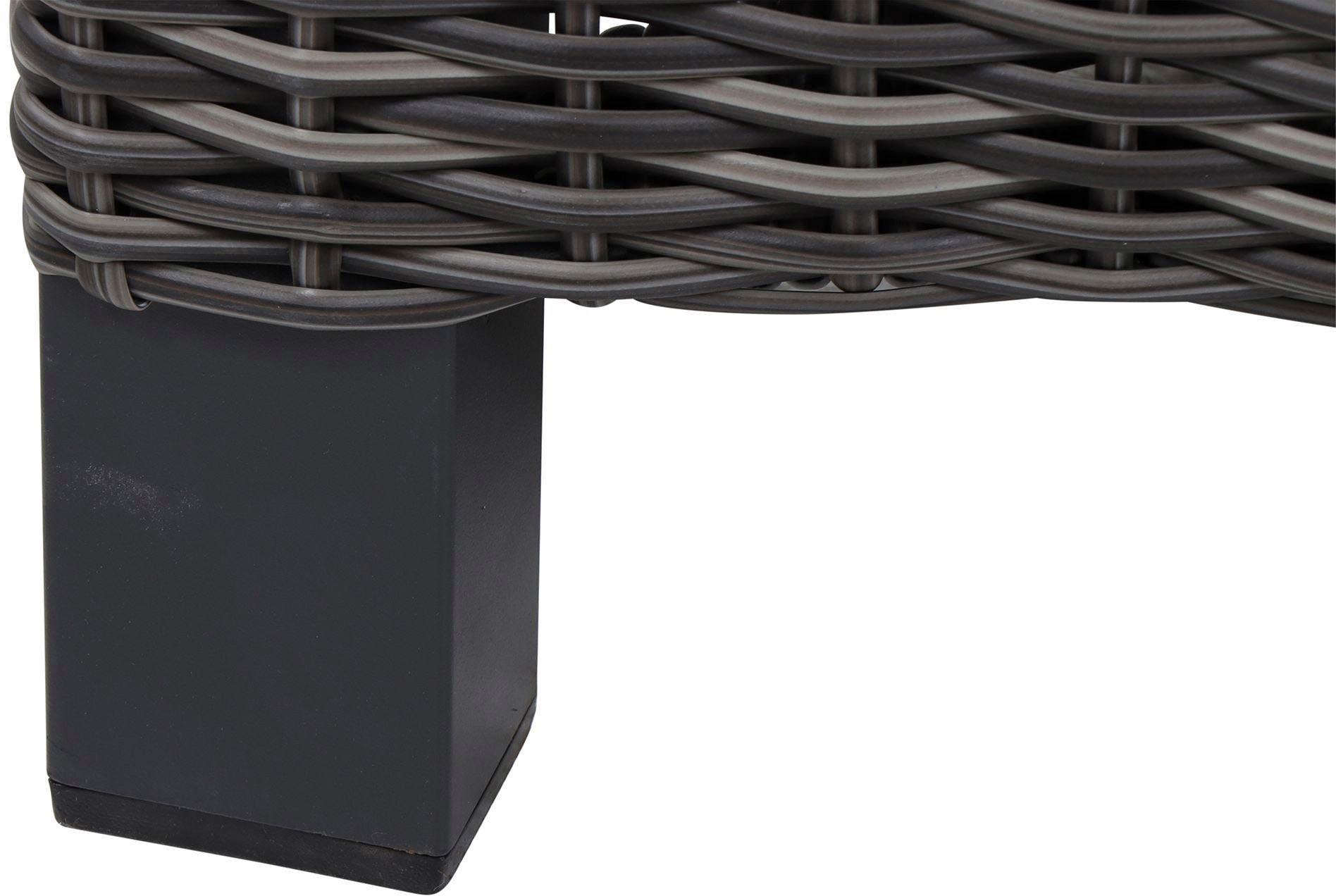 Siena Garden Gartenlounge-Set »Corido«, (Set, 8 tlg.), bestehend aus 2 Sesseln, 1 Bank, 1 Tisch und 4 Auflagen