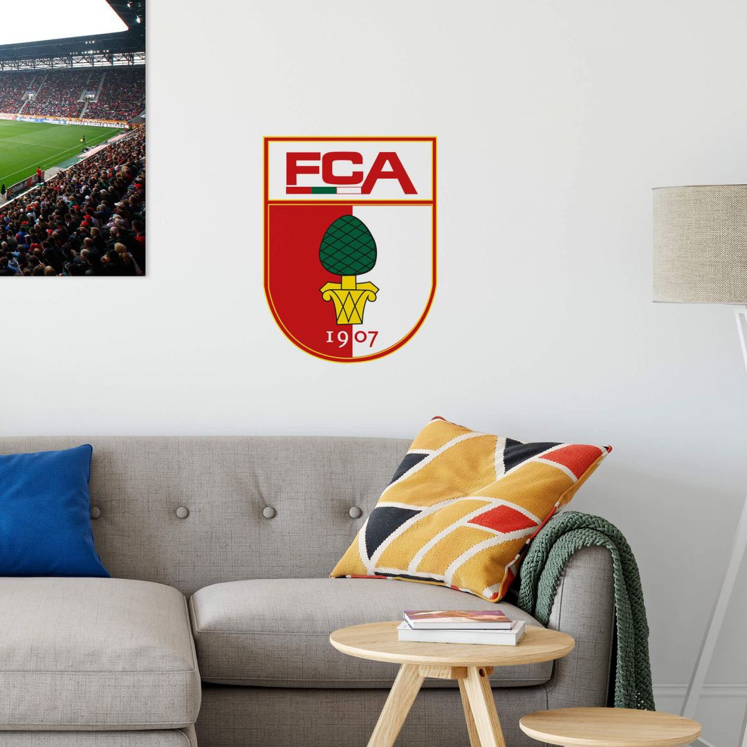 FC Wandtattoo St.) bequem Logo«, kaufen »Fußball (1 Wall-Art Augsburg