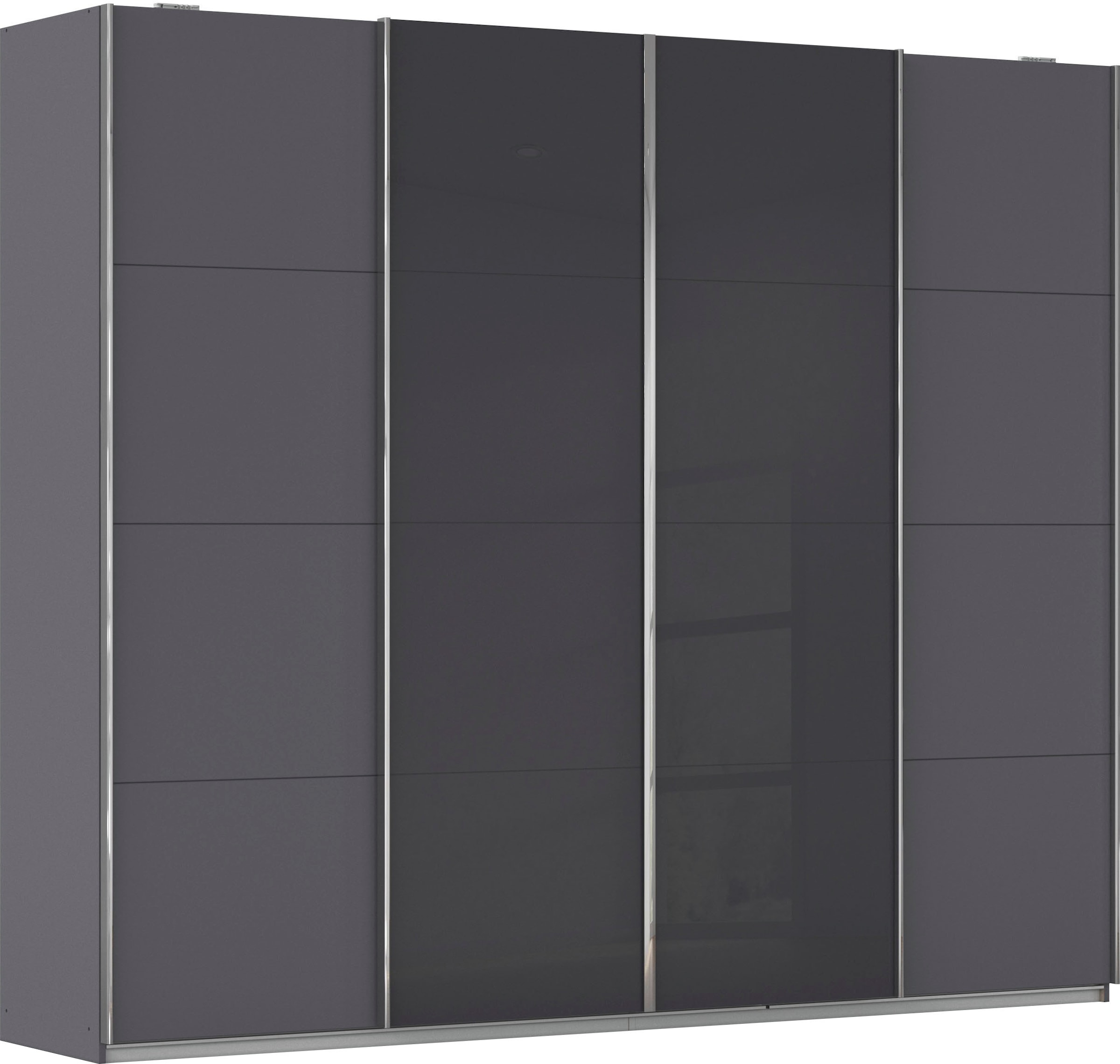 rauch Schwebetürenschrank »Kleiderschrank Schrank Garderobe Wäscheschrank Ankleide SYNCRONO« Mitteltüren öffnen parallel, Breiten 271/316/361 cm Höhen 211/230 cm,  Mitteltüren mit praktischer Synchron-Öffnung MADE IN GERMANY