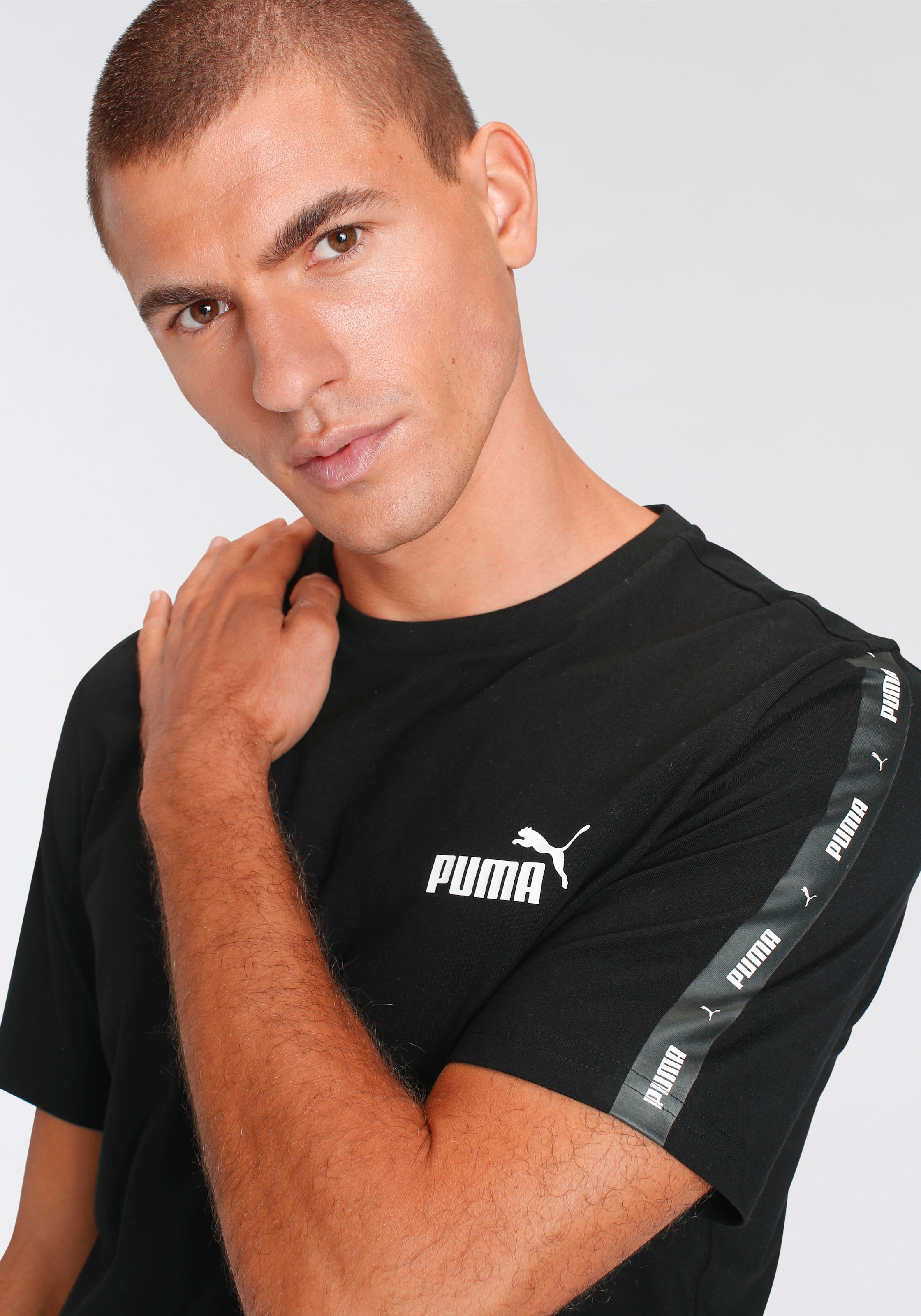 PUMA T-Shirt »ESS+ TAPE TEE«