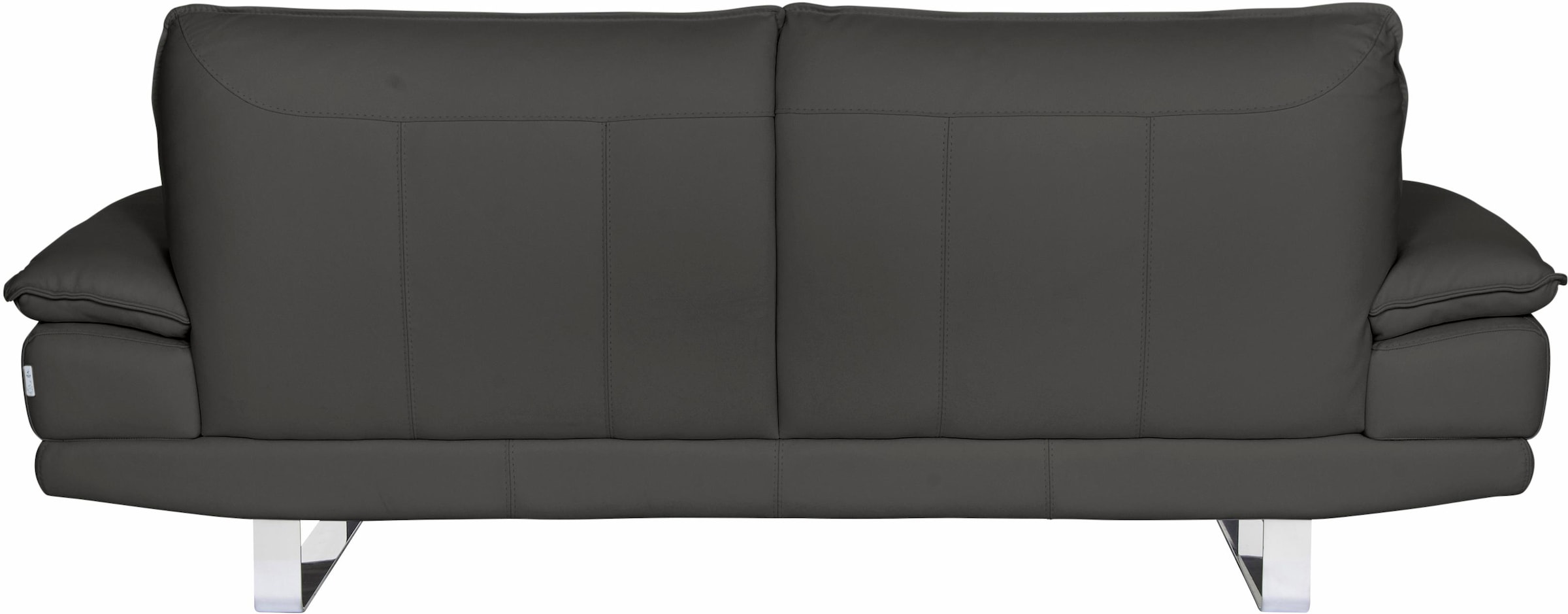 CALIA ITALIA 3-Sitzer »Dave, Sitzkomfort der Extraklasse, tolle Details«, Designsofa auf Kufenfuß, in zwei Lederqualitäten