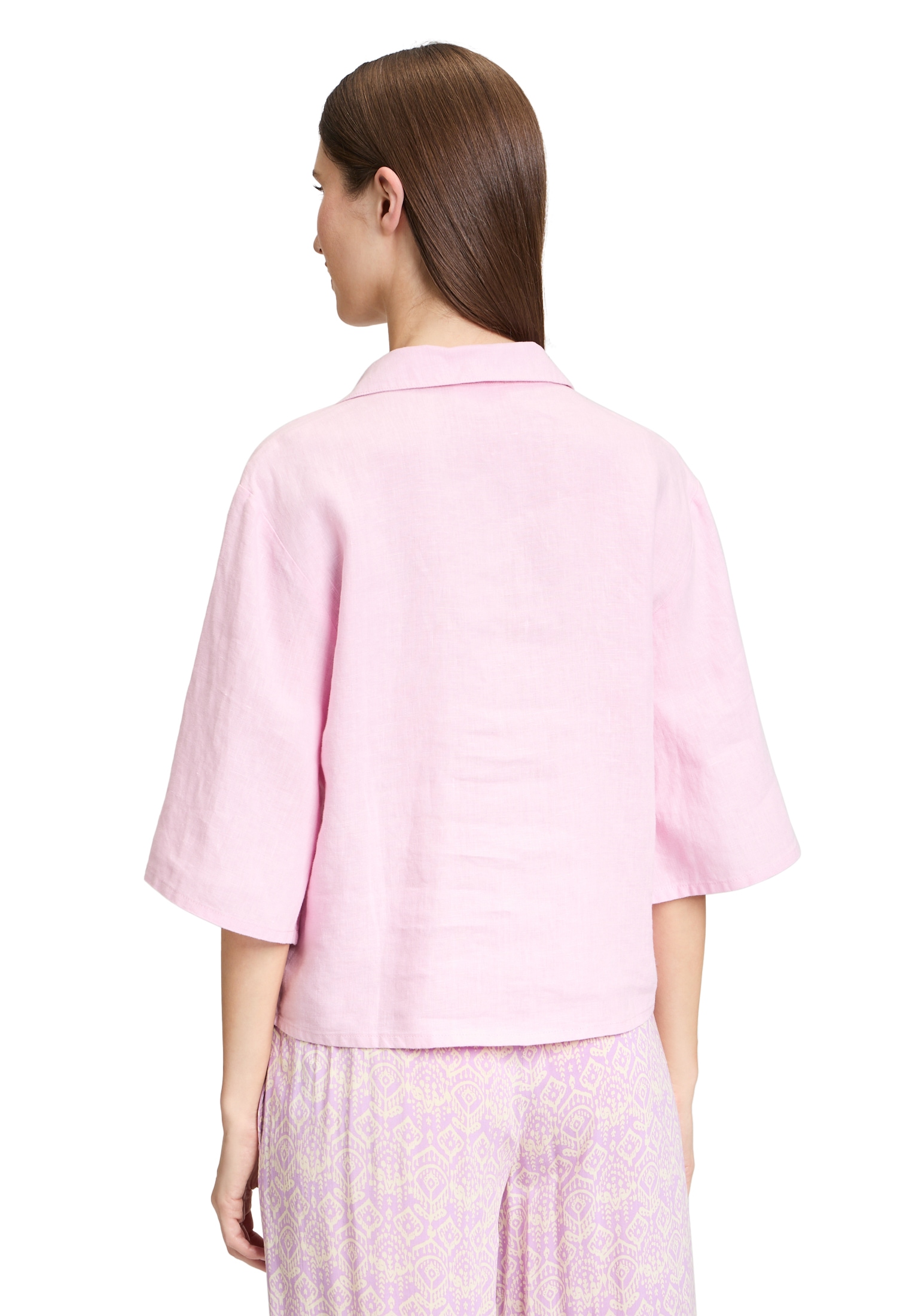 Cartoon Klassische Bluse »Leinenbluse mit Kragen«