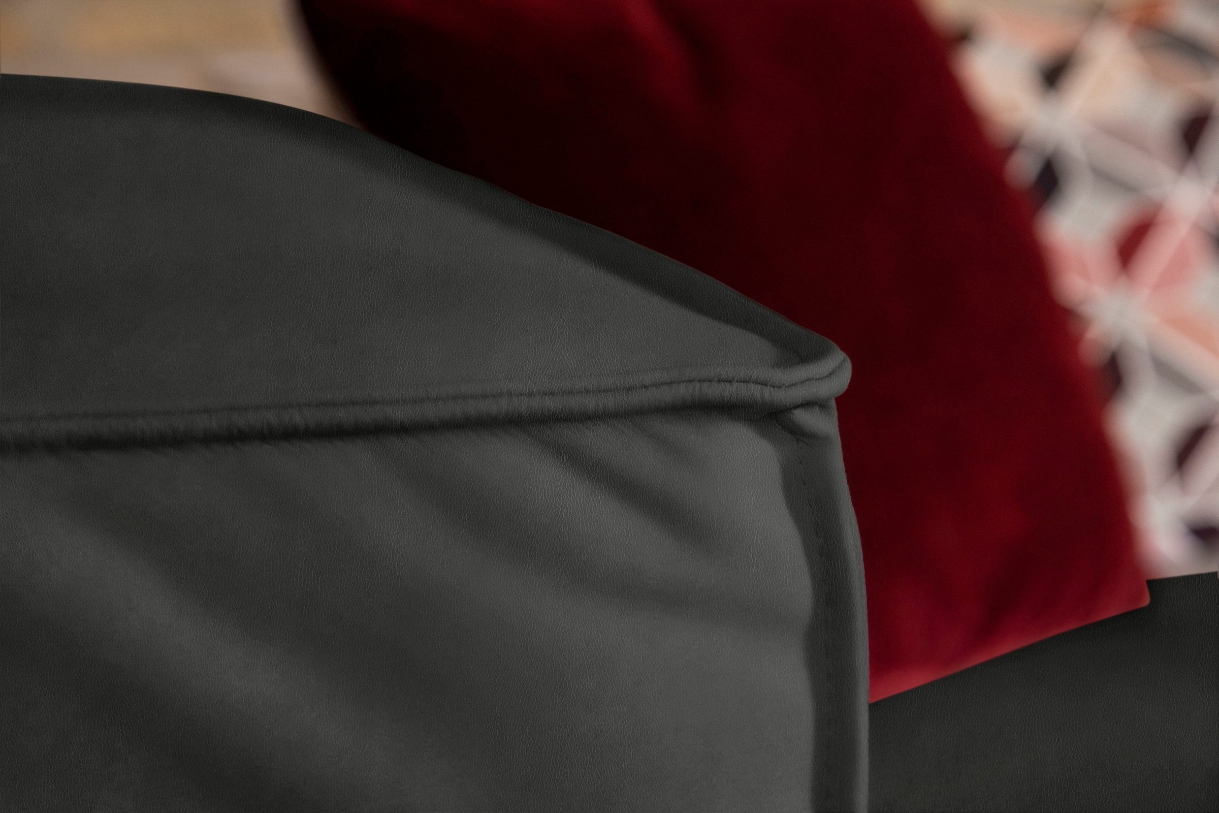 W.SCHILLIG Ecksofa »around-the-block«, (Spar-Set), inklusive Hocker, mit eleganter Biese, mit Federkern