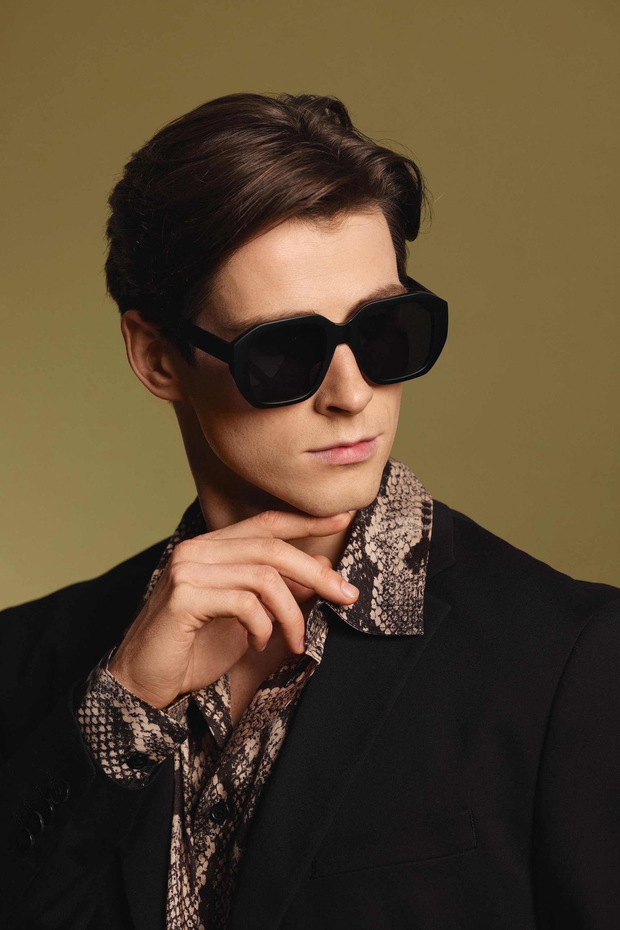 MARC LAUDER Sonnenbrille »LA02-01« 3: dunkles Glas, starke Sonneneinstrahlung