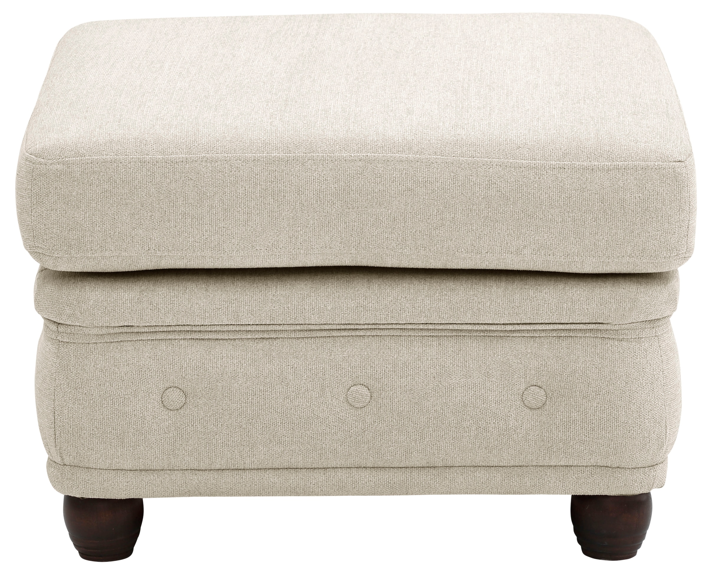 Home affaire Polsterhocker »New Castle«, passend zur "New Castle"-Serie, B/T/H: 75/70/45 cm