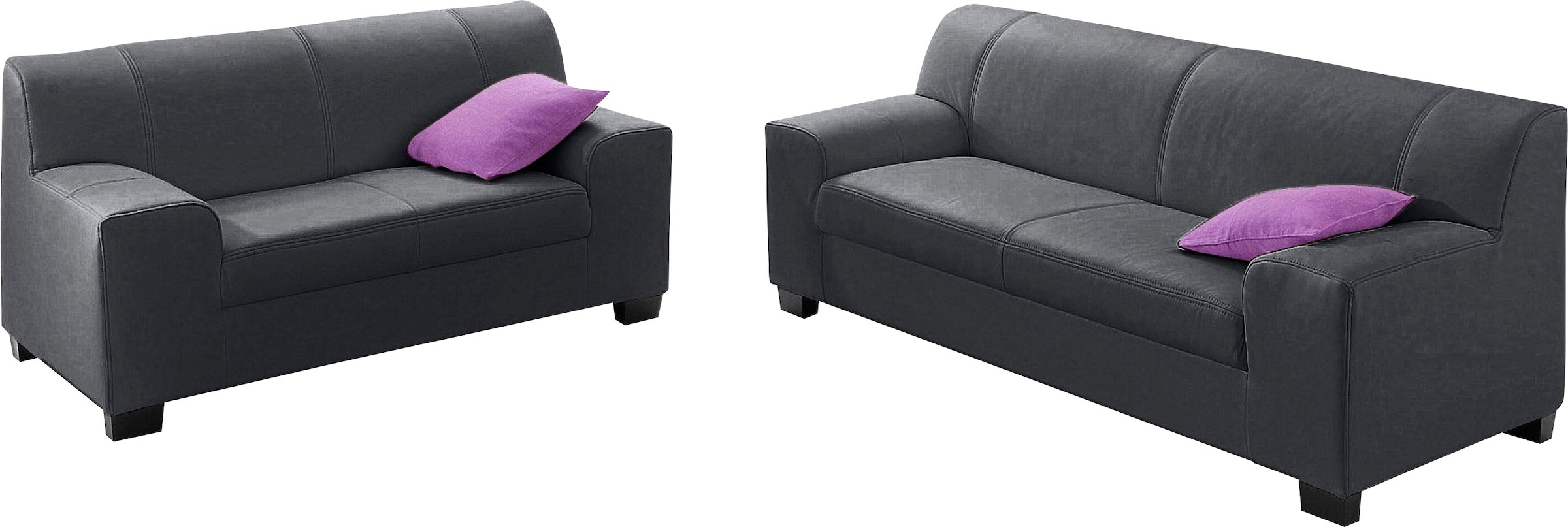 DOMO collection Polstergarnitur »Amando«, (Spar-Set), bestehend aus 2er- und 3er-Sofa