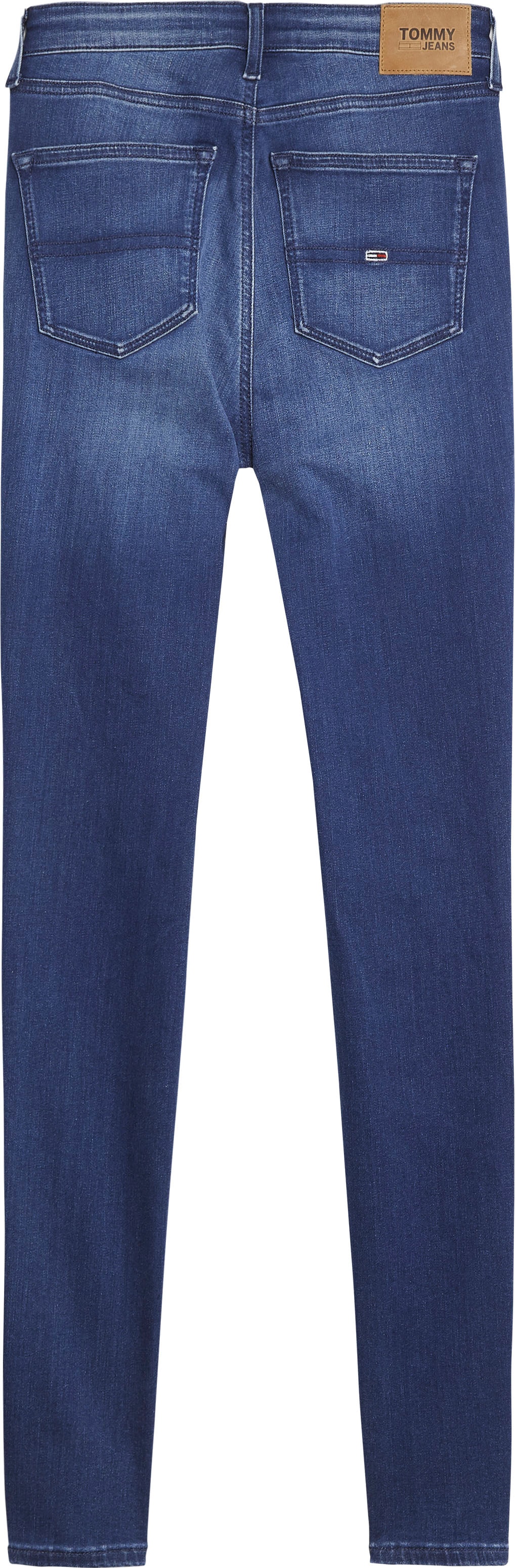 Tommy Jeans Skinny-fit-Jeans »Nora Mid Rise Skinny Fit«, mit Tommy Jeans Logo-Badge & Stickereien