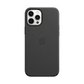 Apple Smartphone-Hülle »Apple iPhone 12 P Max Leder Case Mag Black«, iPhone 12 Pro Max, 17 cm (6,7 Zoll), MHKM3ZM/A