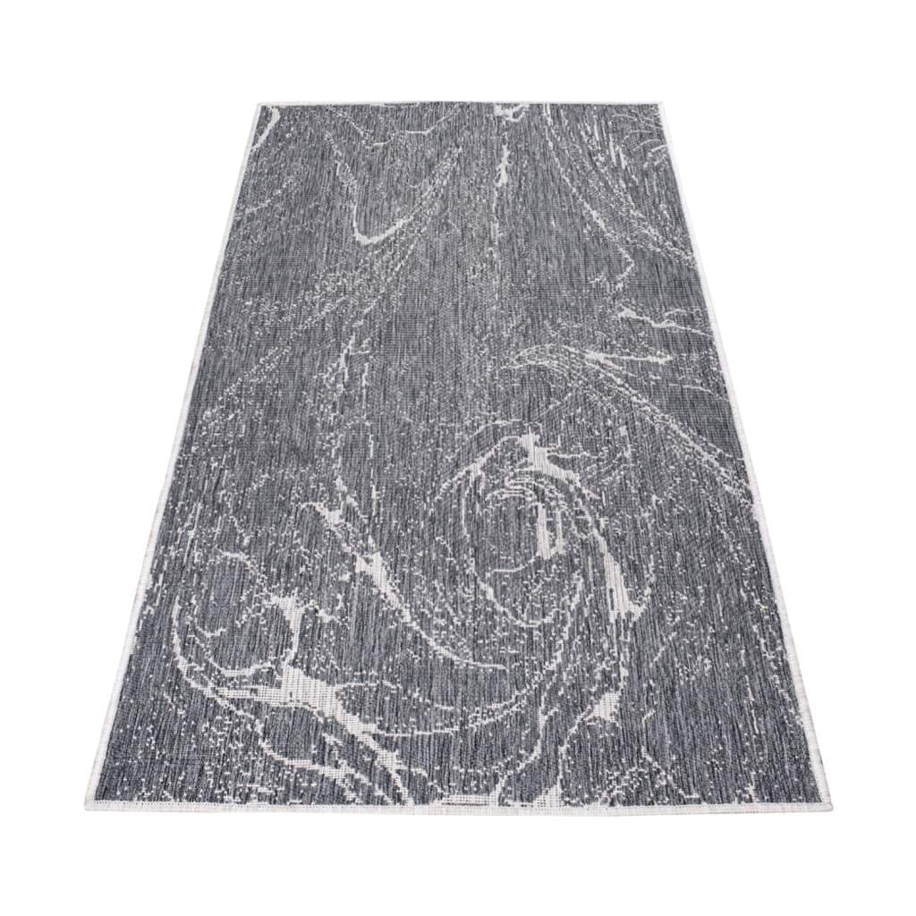 Carpet City Outdoorteppich »DUO RUG 5733«, rechteckig, 5 mm Höhe, Wendeteppich Wetterfest In- & Outdoor, Balkon, Terrasse, Wohnzimmer