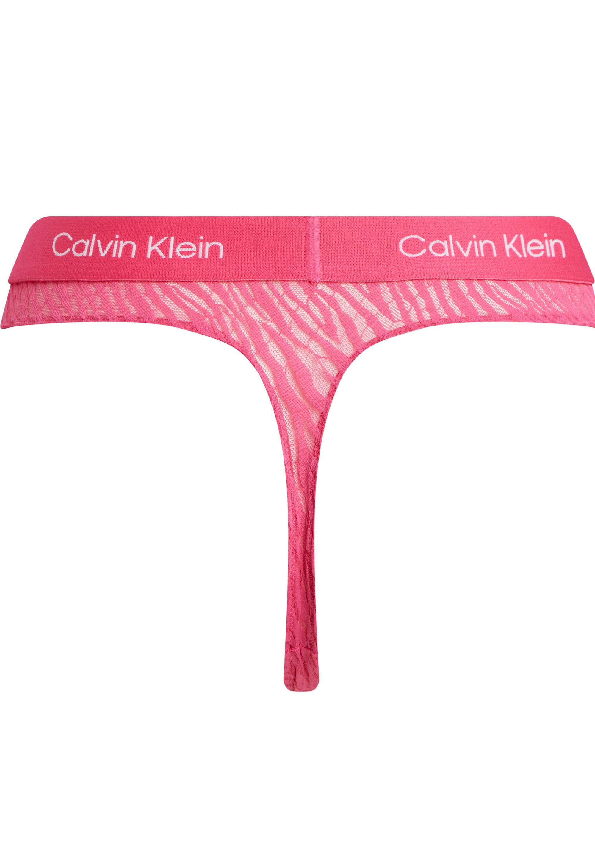 Calvin Klein T-String »MODERN Elastikbund mit bei THONG«, sportlichem ♕