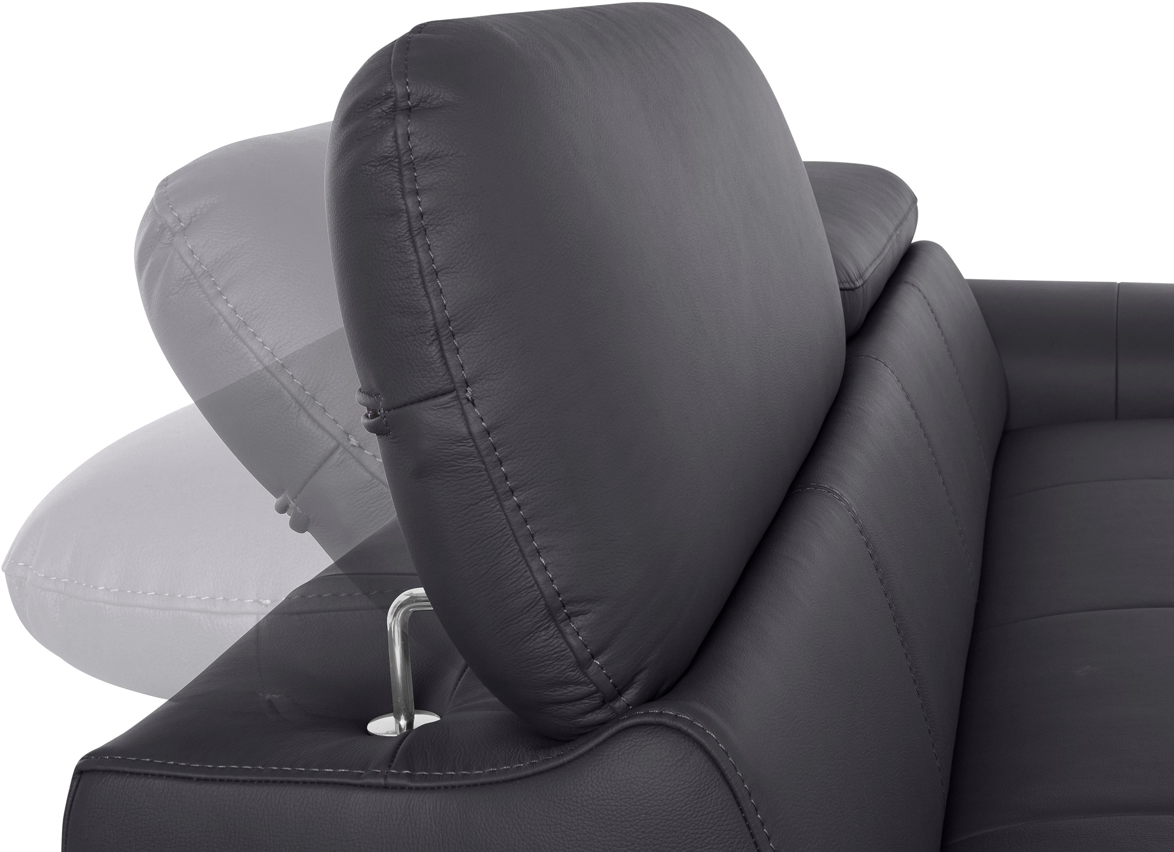 COTTA 3-Sitzer »Chef«, 3-Sitzer mit eleganter Steppung, Bodenfreiheit 12,5 cm