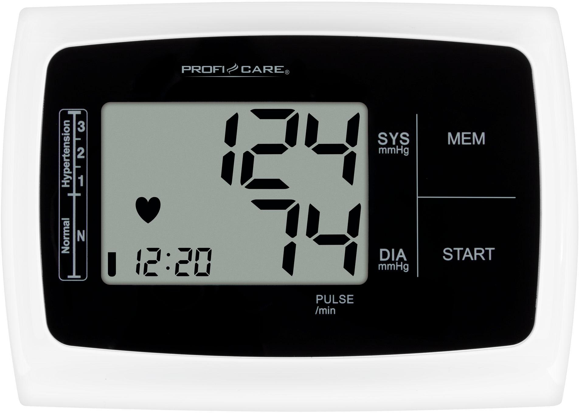 ProfiCare Oberarm-Blutdruckmessgerät »PC-BMG 3019«, Blutdruckmessgerät Oberarm