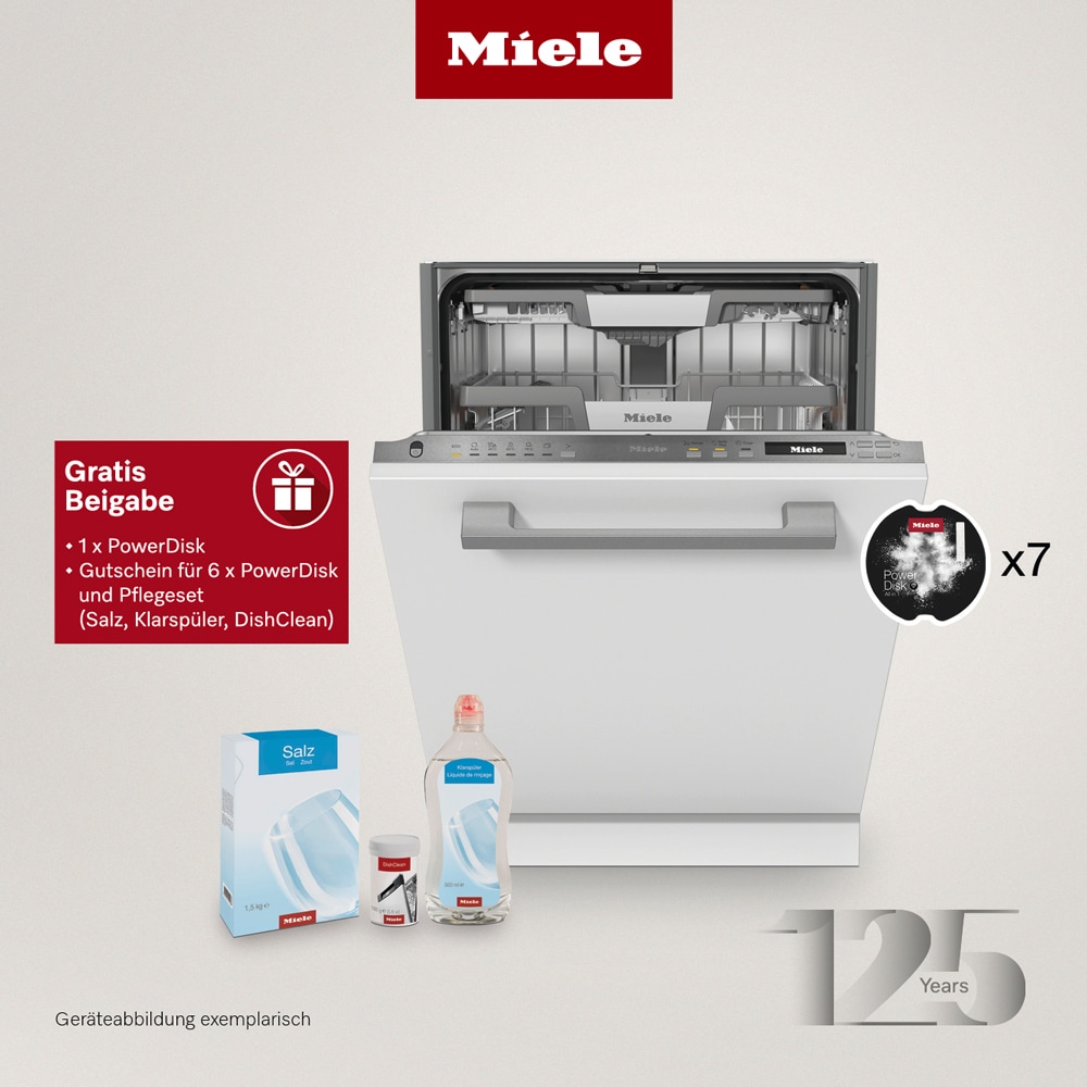 Miele teilintegrierbarer Geschirrspüler »G7131 SCi AD 125 Edition« 14 Maßgedecke