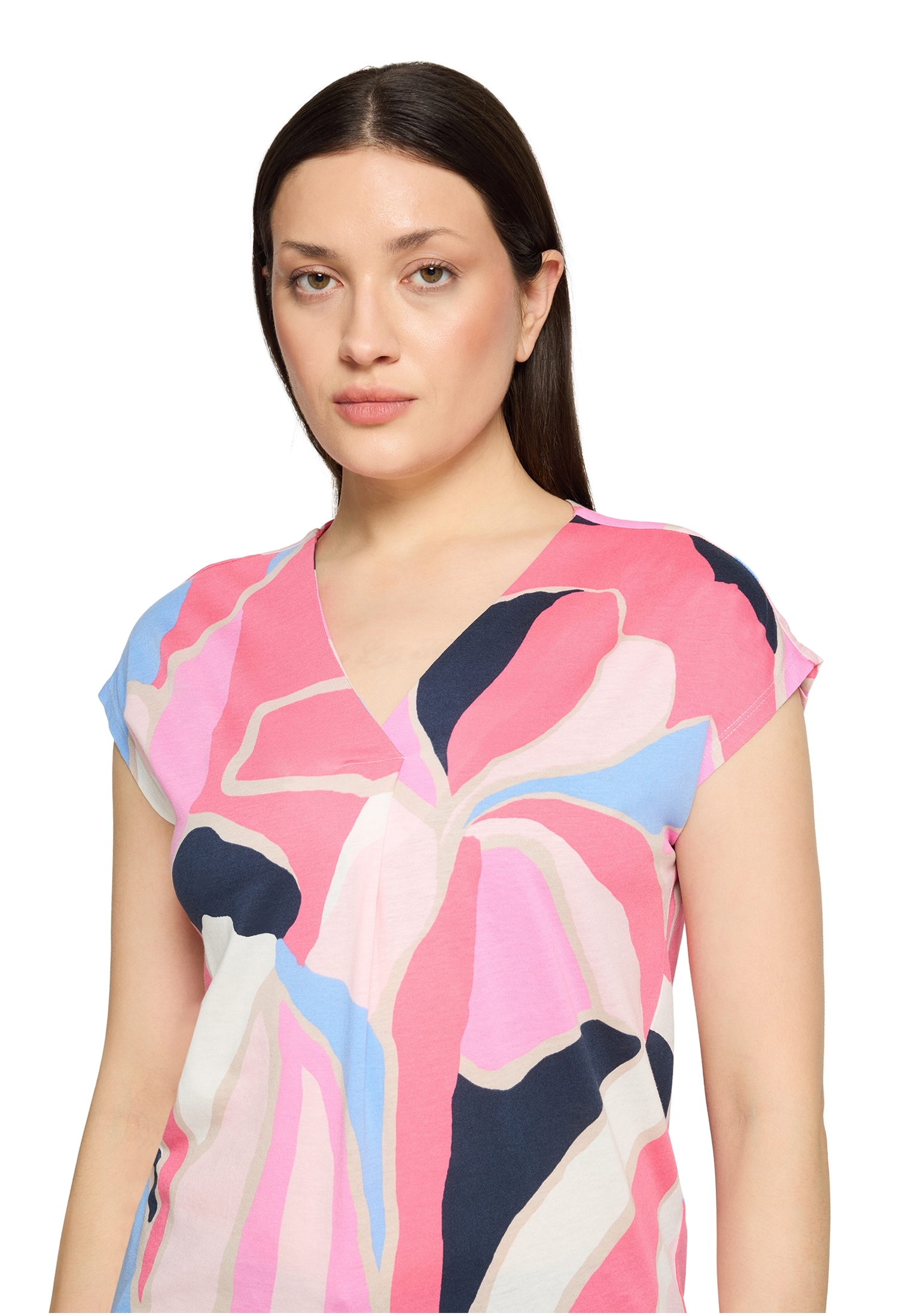 Betty&Co Rundhalsshirt »Casual-Shirt mit Gummizug«