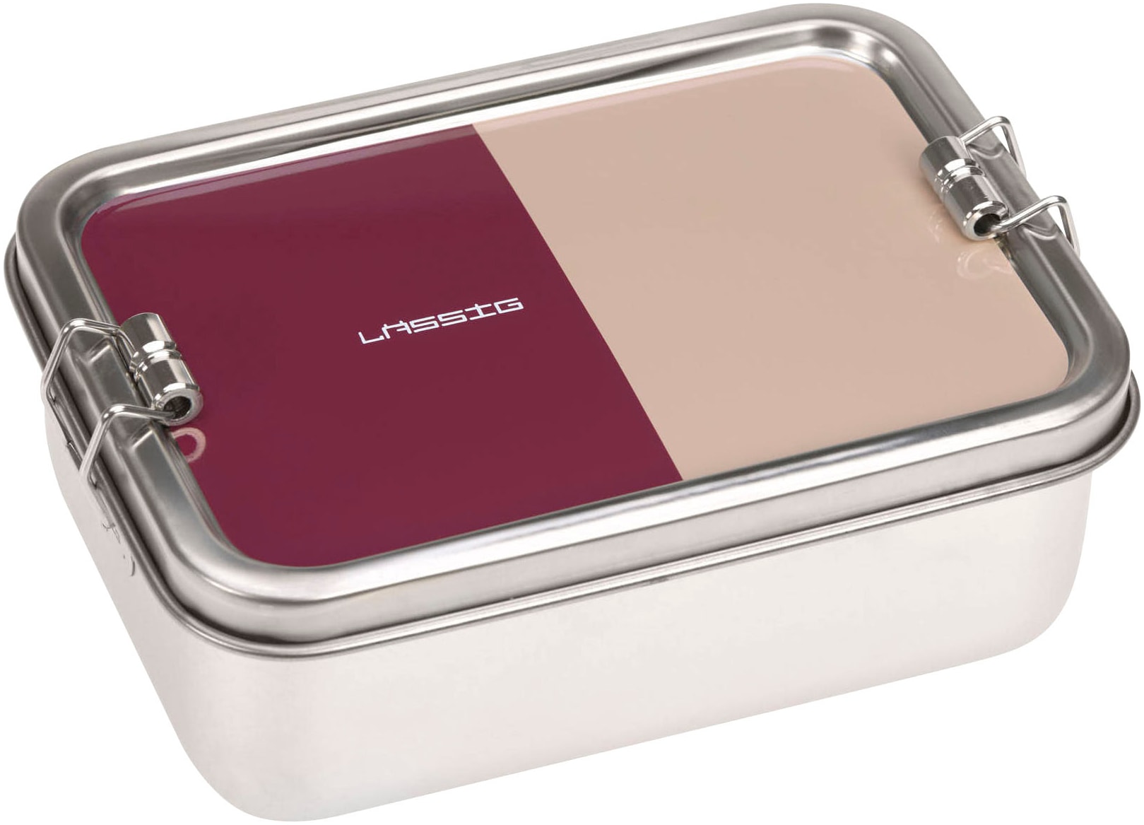 Lunchbox »Solid berry/rose«, (1 tlg.), aus Edelstahl