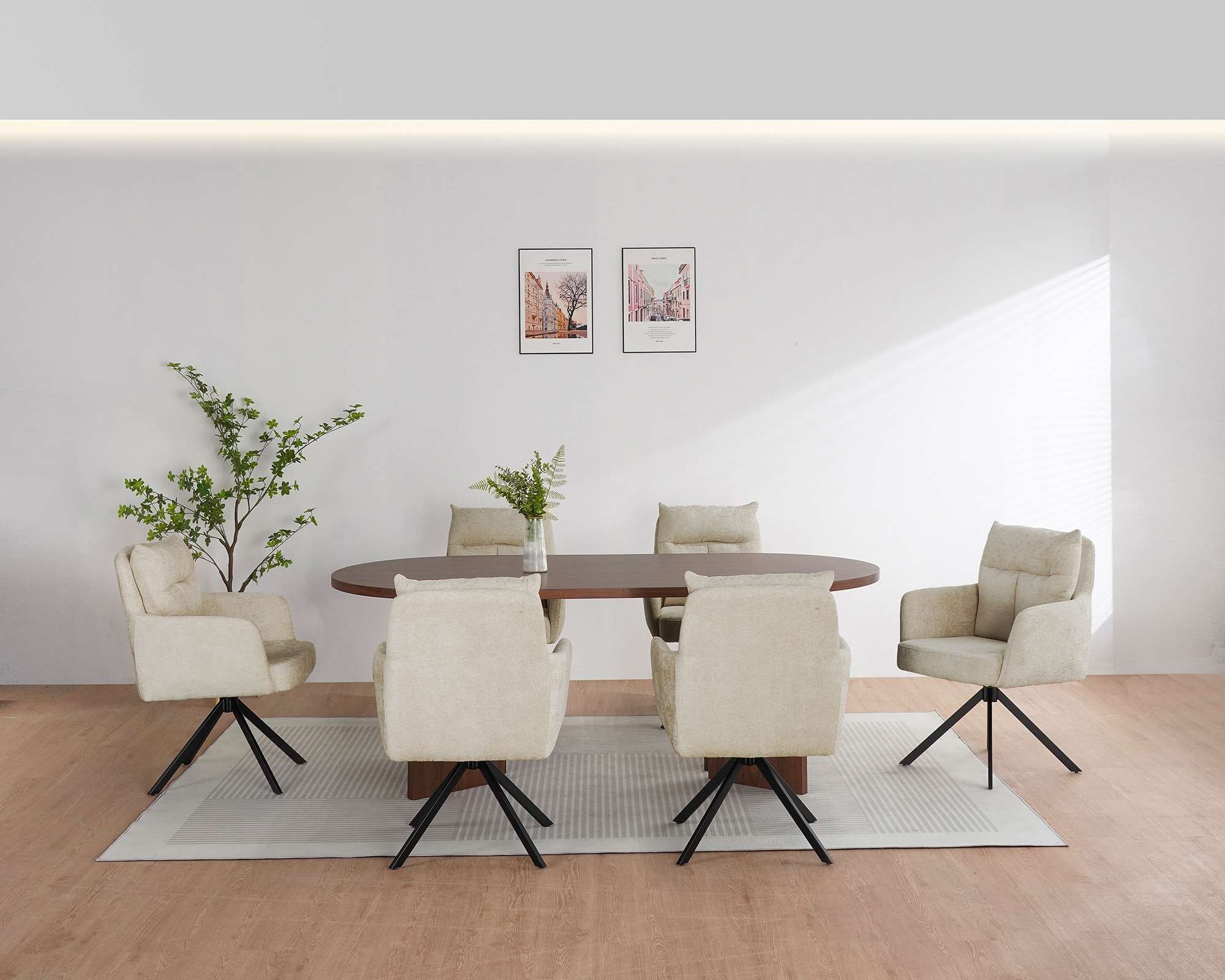 OTTO home Esszimmerstuhl »Darrin« (Set) 2 Stk.Steppung im Polster