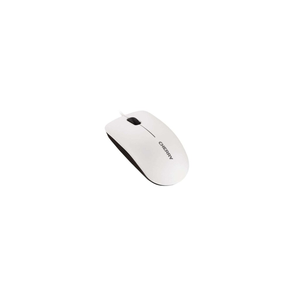 Cherry Maus »MC 1000 Kabelgebundene Maus, Weiß Grau, USB«