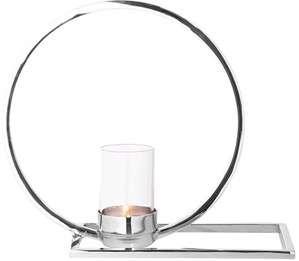 Fink Kerzenhalter »LIBERA, Weihnachtsdeko«, aus Glas kaufen und St.), bequem Edelstahl (1