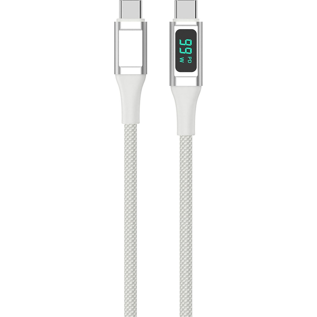 4smarts USB-Kabel »USB-C auf USB-C Kabel DigitCord 100W 1,5m«, 150 cm