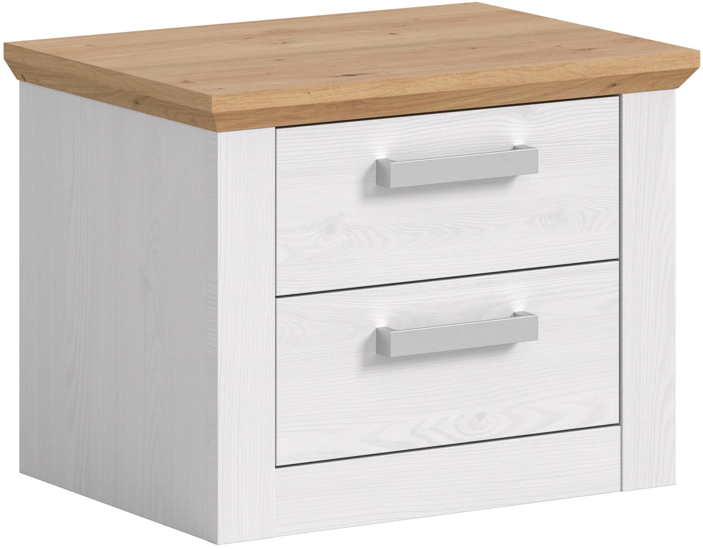 Home affaire Nachtschrank »COSENZA,TOPSELLER!, 2er Set, Breite je 54cm, in Landhausoptik« 2er Set, inklusive je 2 Schubkästen mit Vollauszug,  Nachtkommode, Nachtische, Kommode, Nako, Beistelltisch