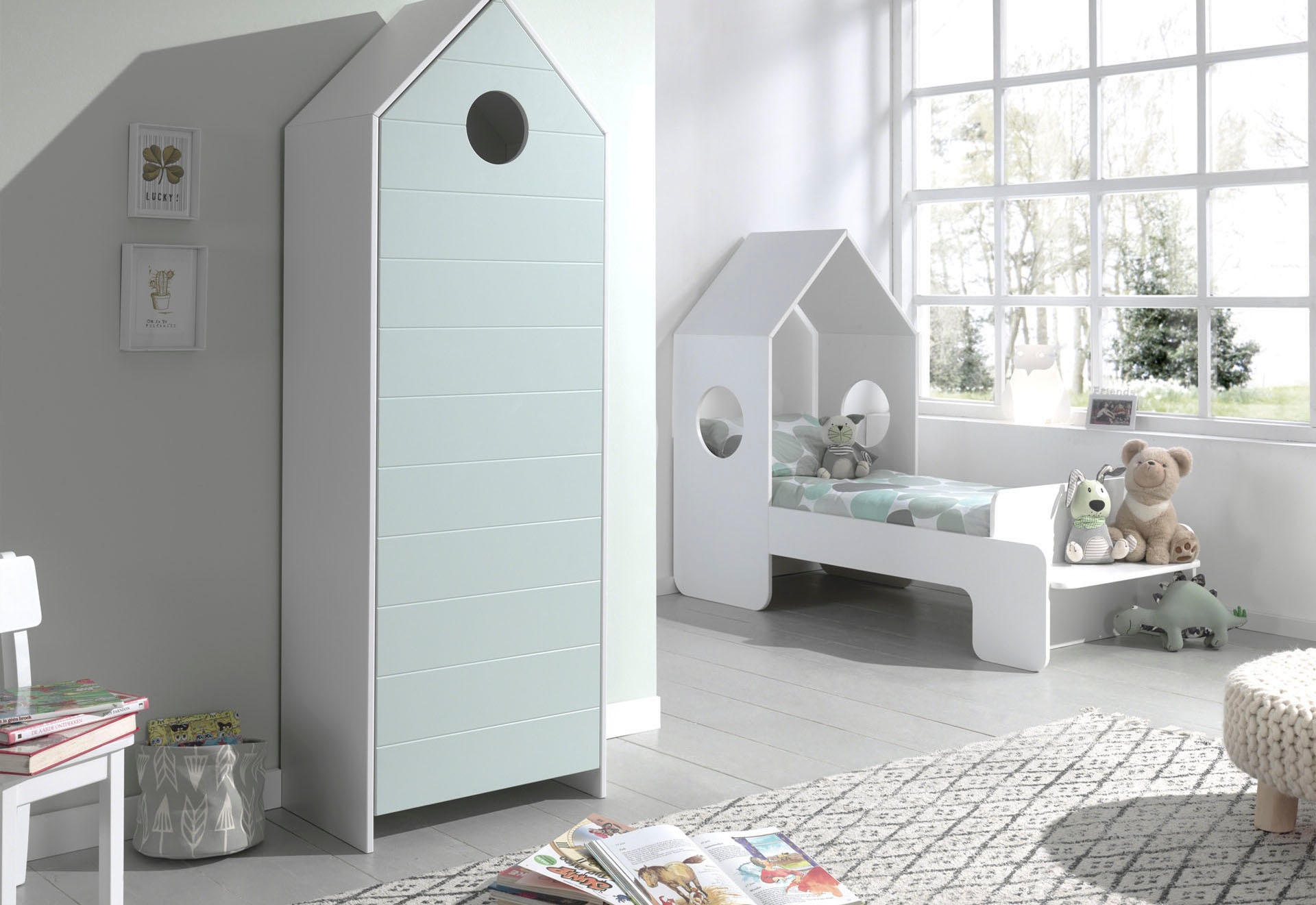 Vipack Drehtürenschrank »Casami, mit Soft-Close, viel Stauraum, TOP modern« B/H/T ca. 57,6x171,3x37cm, verschiedene Farben, Strandhaus-Optik,  als Kleider-/Wäscheschrank nutzbar, universell einsetzbar