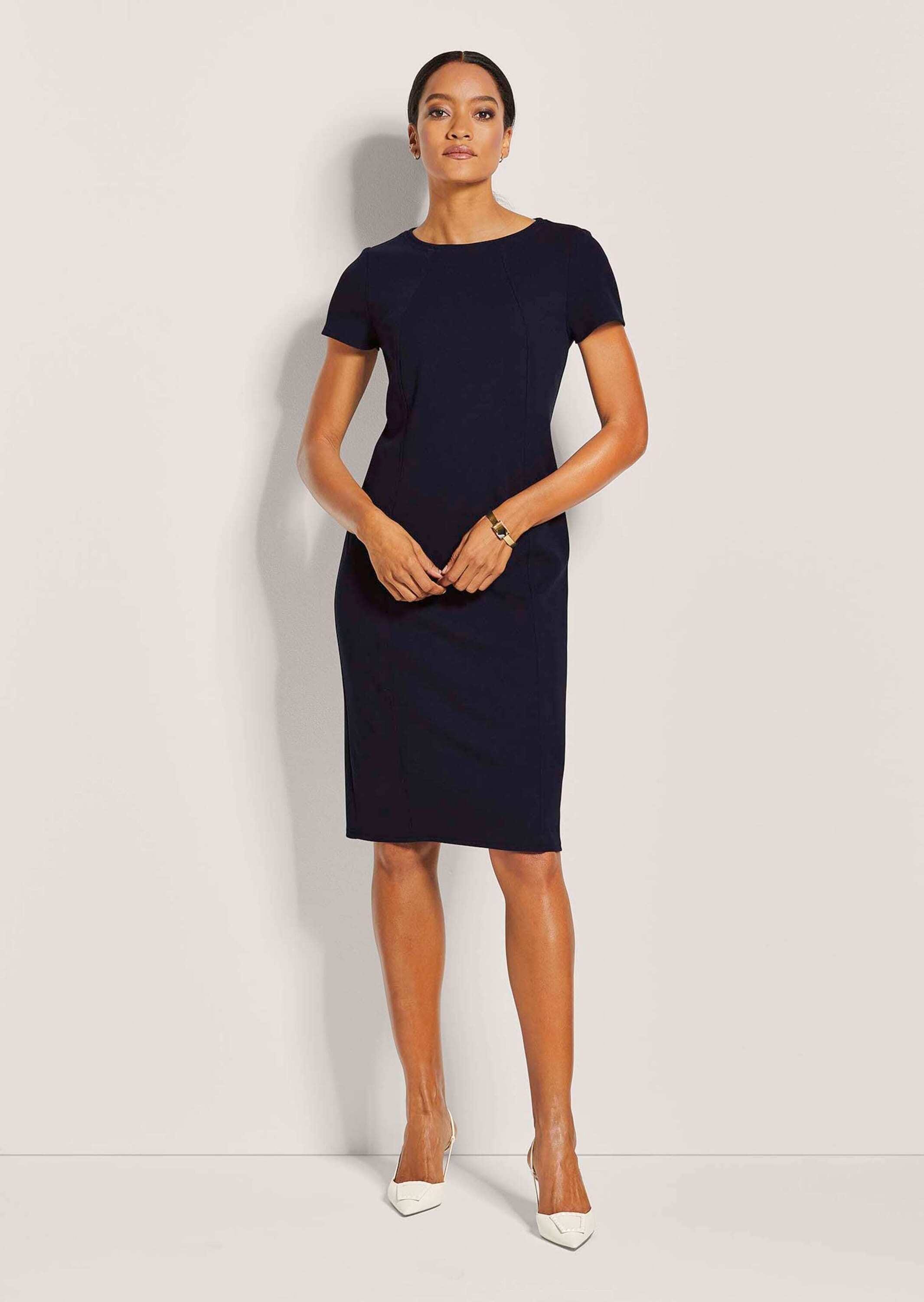 MADELEINE Sommerkleid »Kleid Etuikleid mit kurzen Ärmeln«
