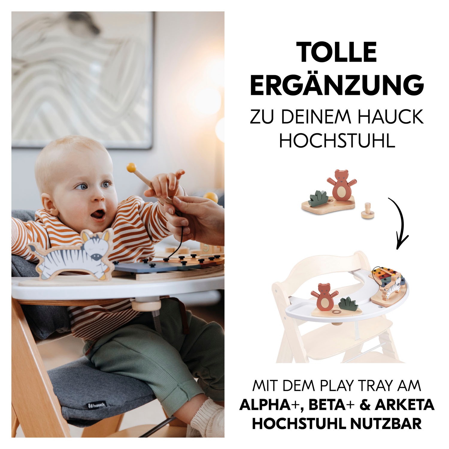 Hauck Greifspielzeug »Play Shaking S Bear«, FSC® - schützt Wald - weltweit