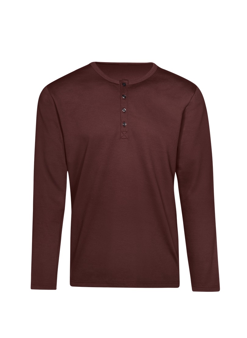 Trigema Longsleeve »TRIGEMA Langarmshirt mit Knopfleiste«, (1 tlg.)