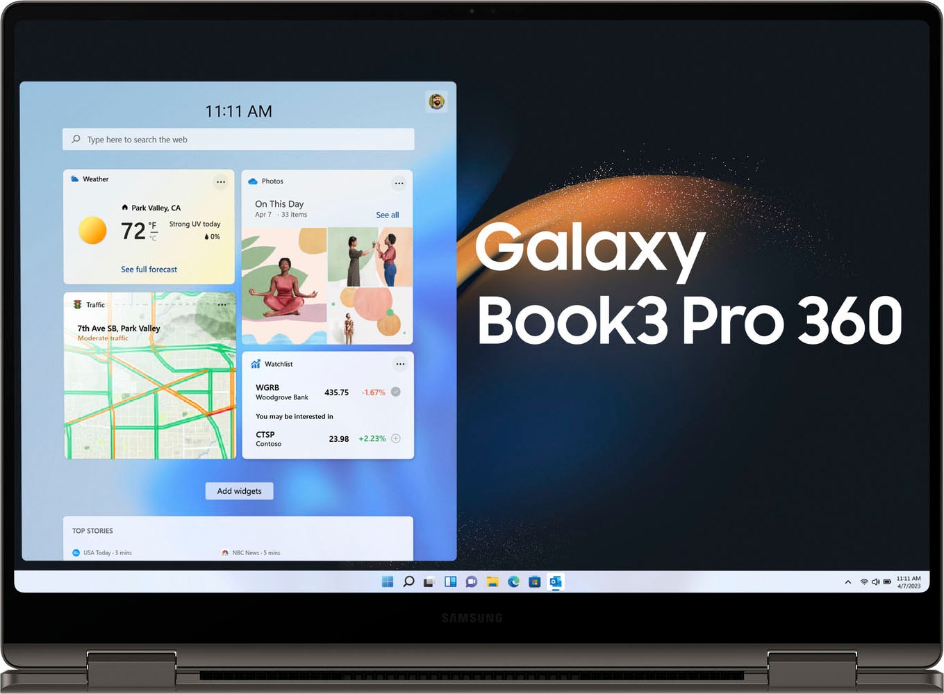 Samsung Convertible Notebook »Galaxy Book3 Pro 360«, 40,62 cm, / 16 Zoll, Intel, Core i7, Iris Xe Graphics, 512 GB SSD