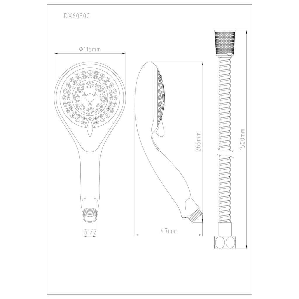 Eisl Handbrause »Welly«, (Set)