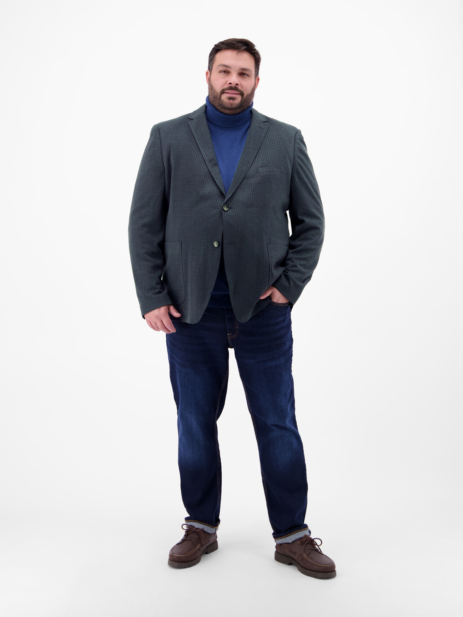 LERROS Jerseysakko »LERROS Herren Sakko in Twillqualität, 3XL bis 6XL«