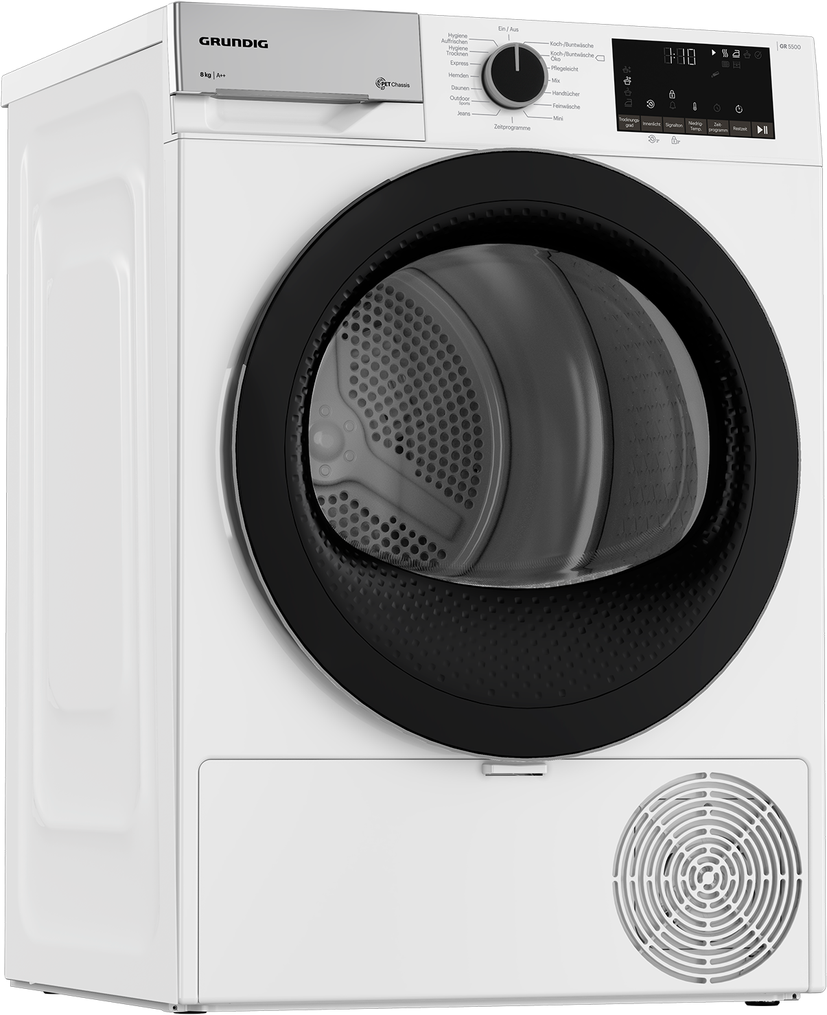 Grundig Kondenstrockner »GT55823F6B«, 8 kg, mit Wärmepumpentechnologie