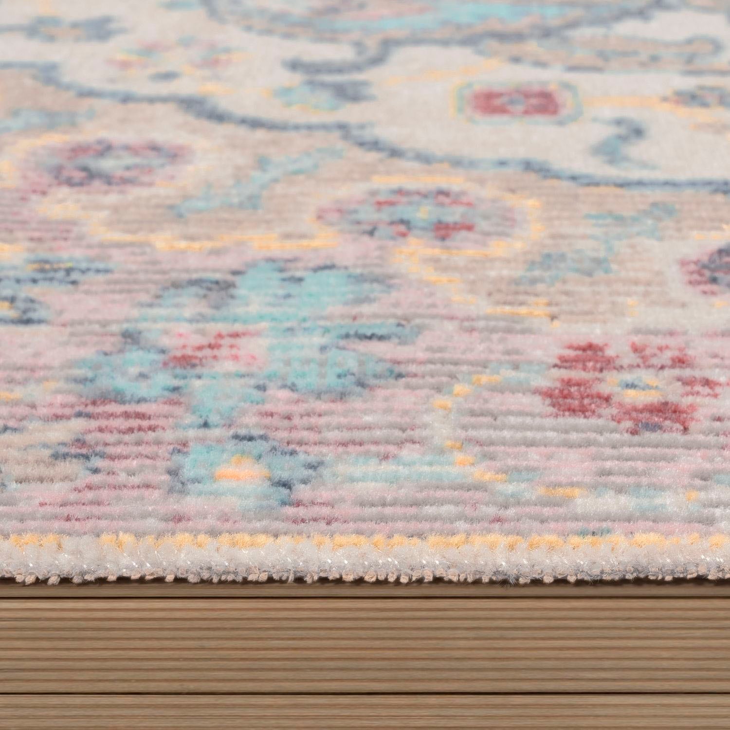 Paco Home Teppich »Torres 271« rechteckig 8 mm Höhe Kurzflor, Orient-Optik, Vintage Design, In- und Outdoor geeignet