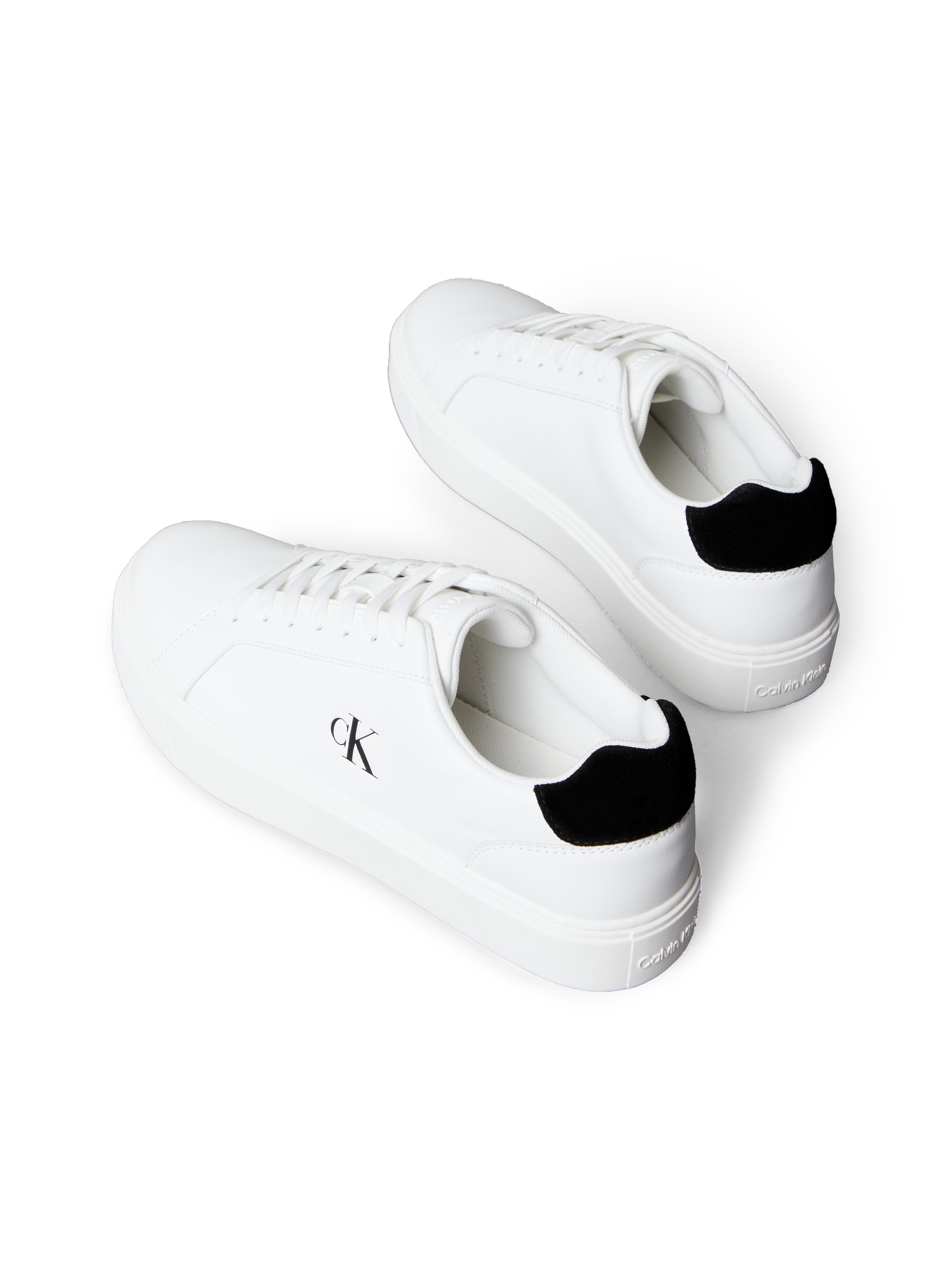 Calvin Klein Jeans Sneaker »CLASSIC CUPSOLE LACEUP LTH«  Schnürschuh, Freizeitschuh mit Fersenbesatz und seitlichem CK-Logo