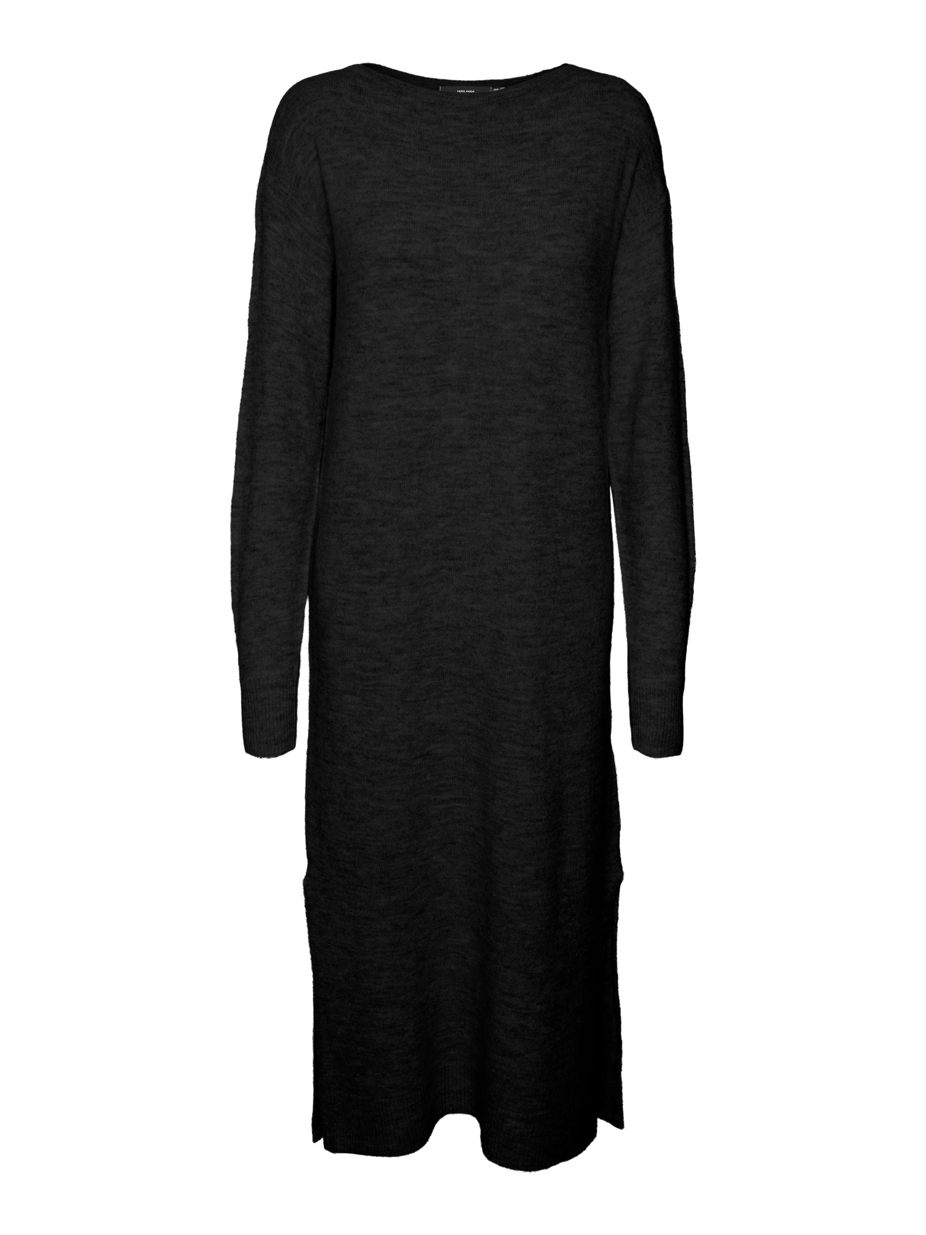 Vero Moda Strickkleid »VMLEFILE LS BOATNECK CALF DRESS NOOS«