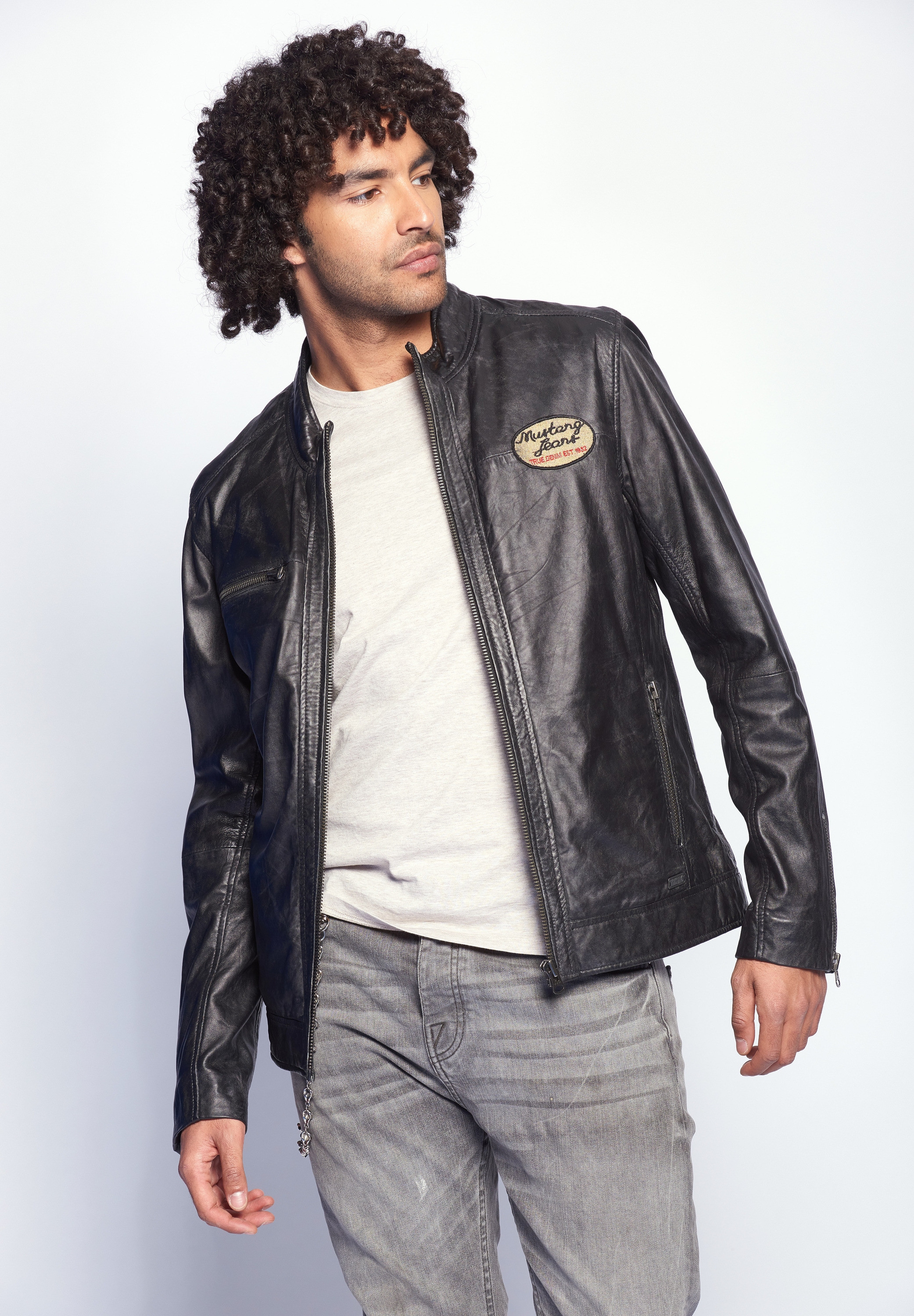 MUSTANG Lederjacke »Lederjacke Varberg«