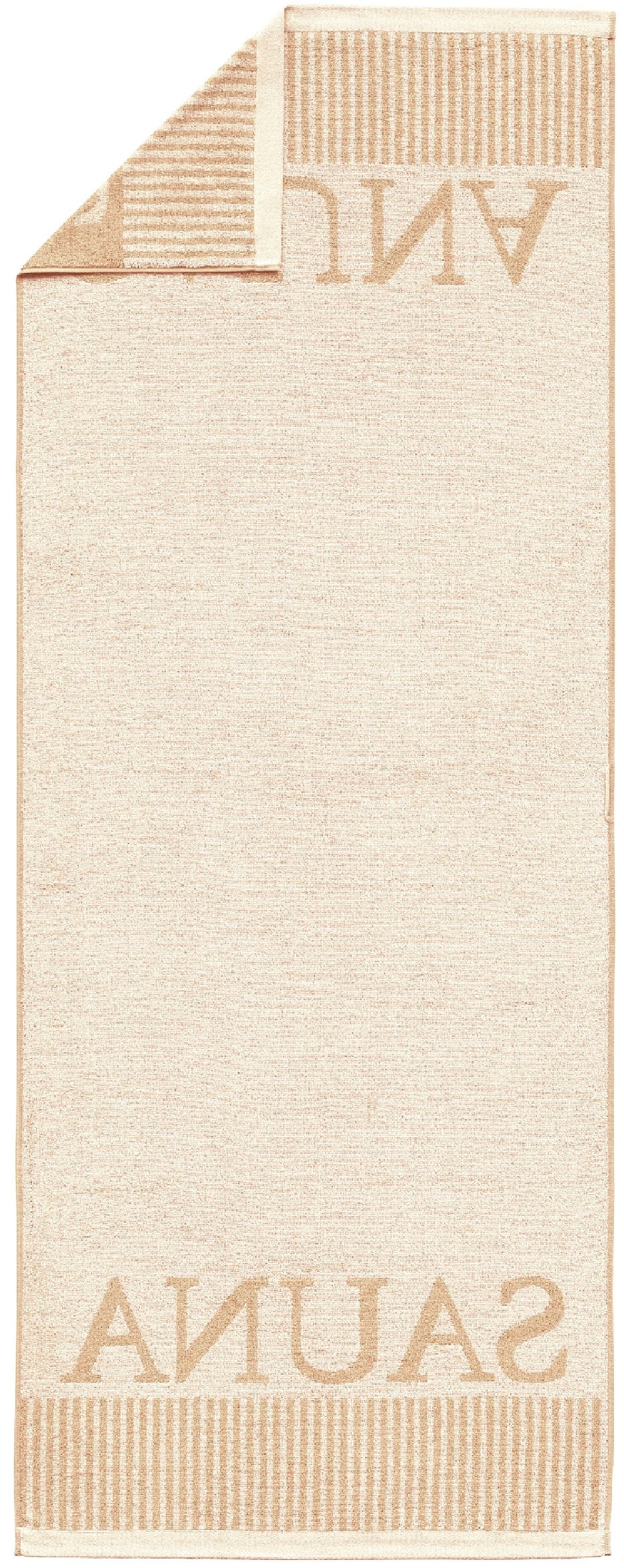 Schiesser Saunatuch »Rom aus garngefärbtem, kuschelweichem Baumwollfrottier«, (1 St., Saunatuch 75 x 200 cm), Made in Green