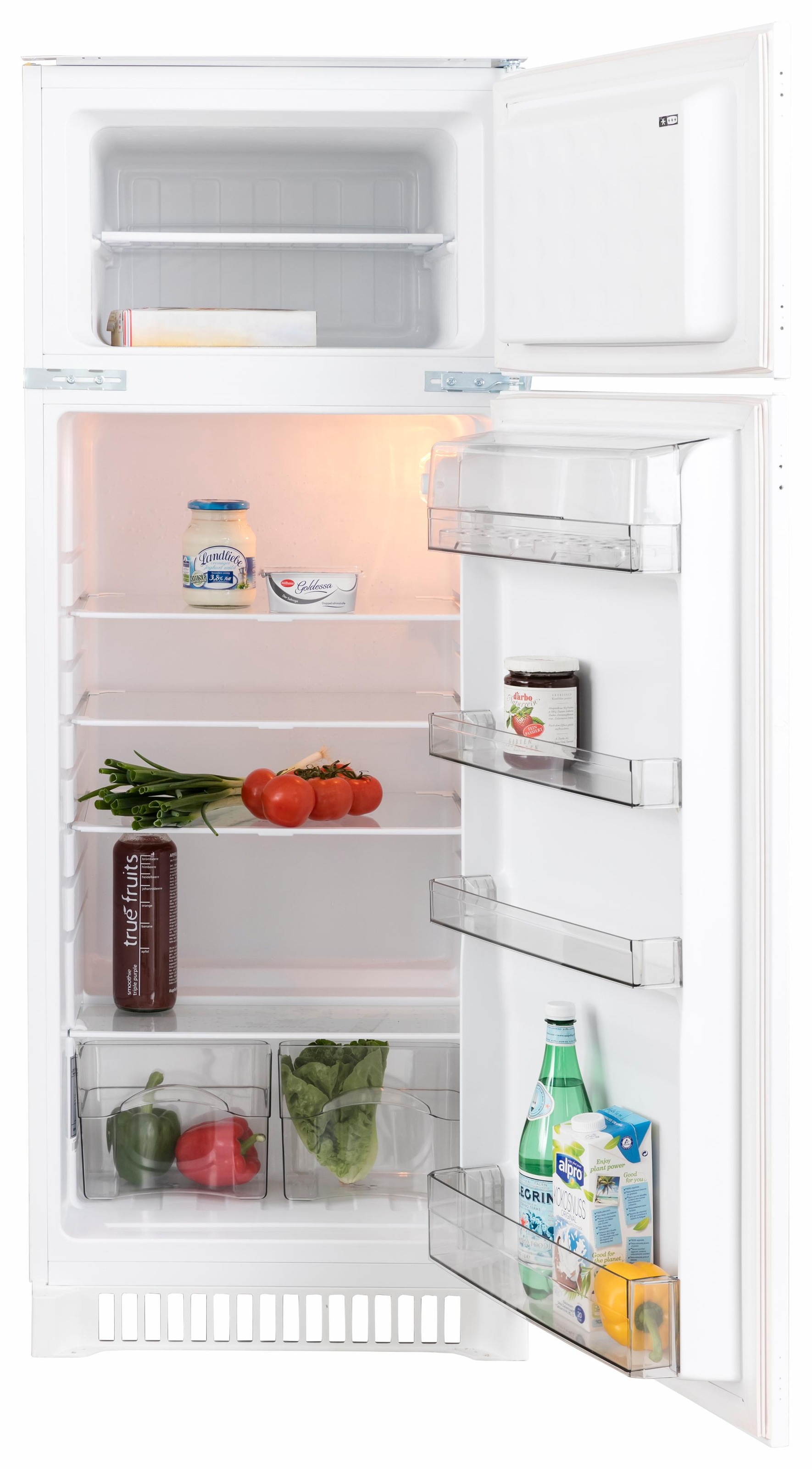 wiho Raten kaufen E-Geräten »Cali«, Küchen mit Küchenzeile auf und Breite Kühl-Gefrierkombination, 310 cm