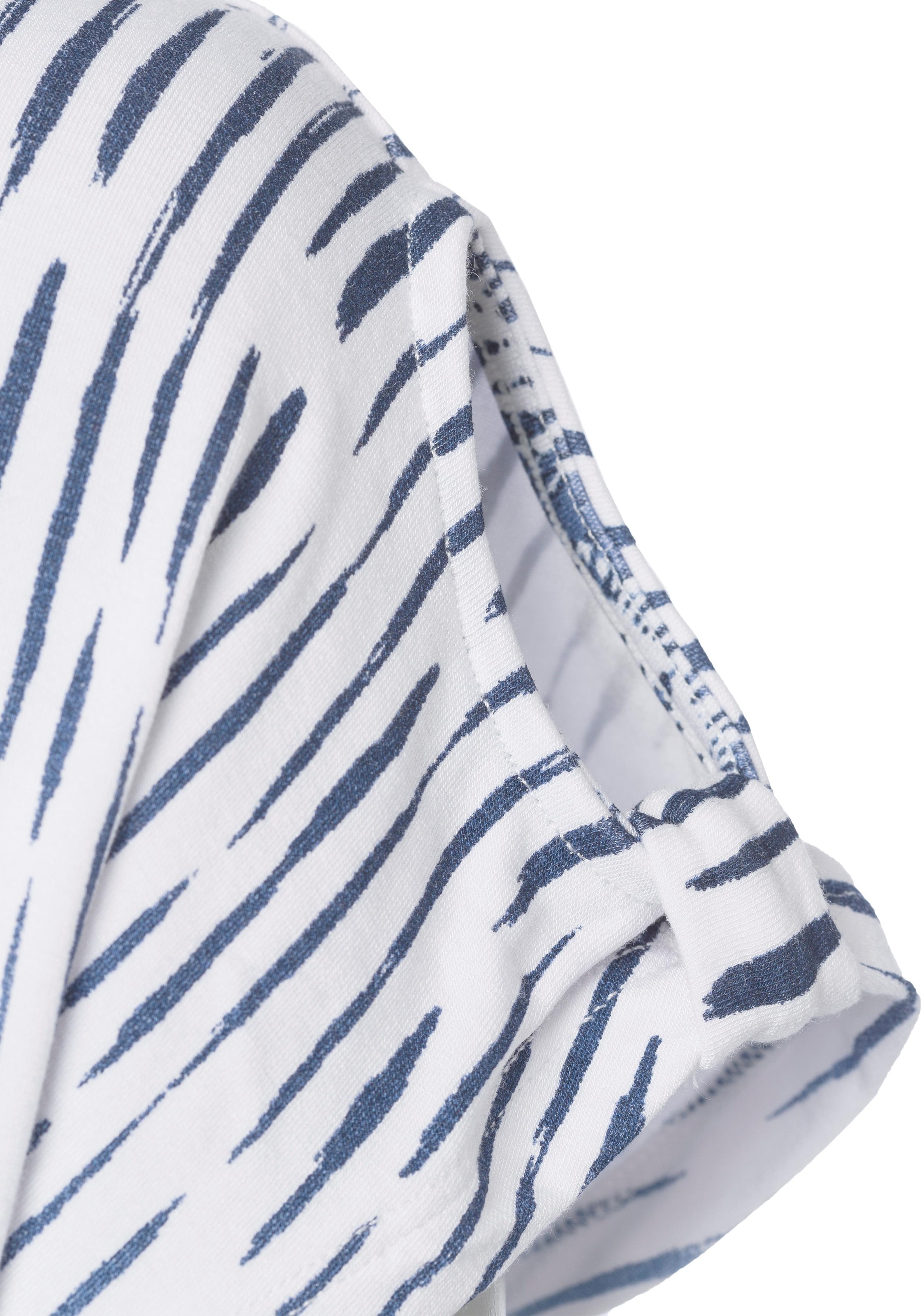 LASCANA T-Shirt »mit kleinem Cut-Out am Ärmel«, (2er-Pack), aus weichem Viskose-Stretch
