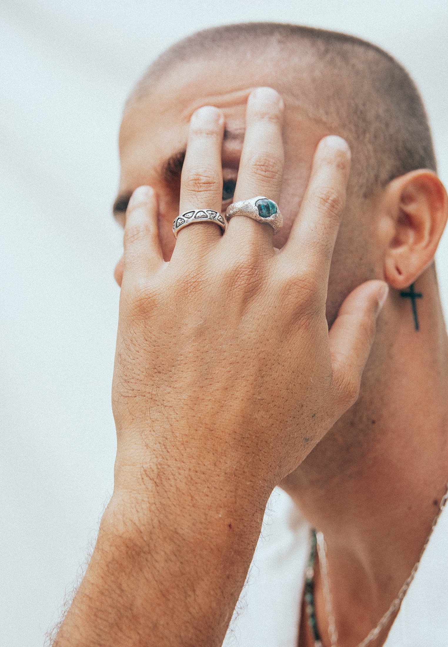 HAZE & GLORY Siegelring »Ring Chrysokoll-Edelstein Ring«