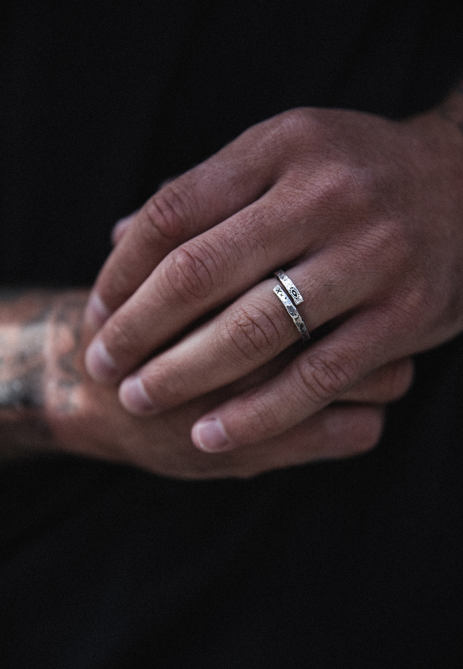 HAZE & GLORY Silberring »Ring Herren - Twisted Eye 925 Silber«