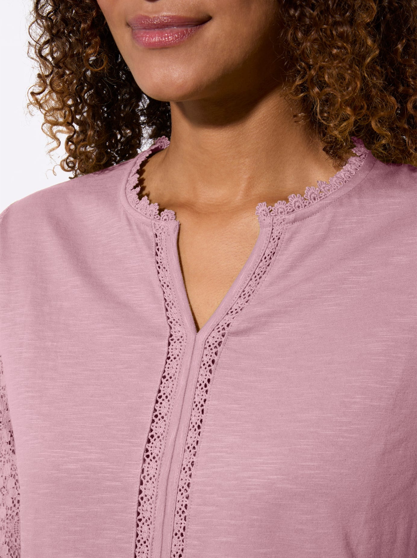 Inspirationen Spitzenshirt »Shirt« 1 tlg.