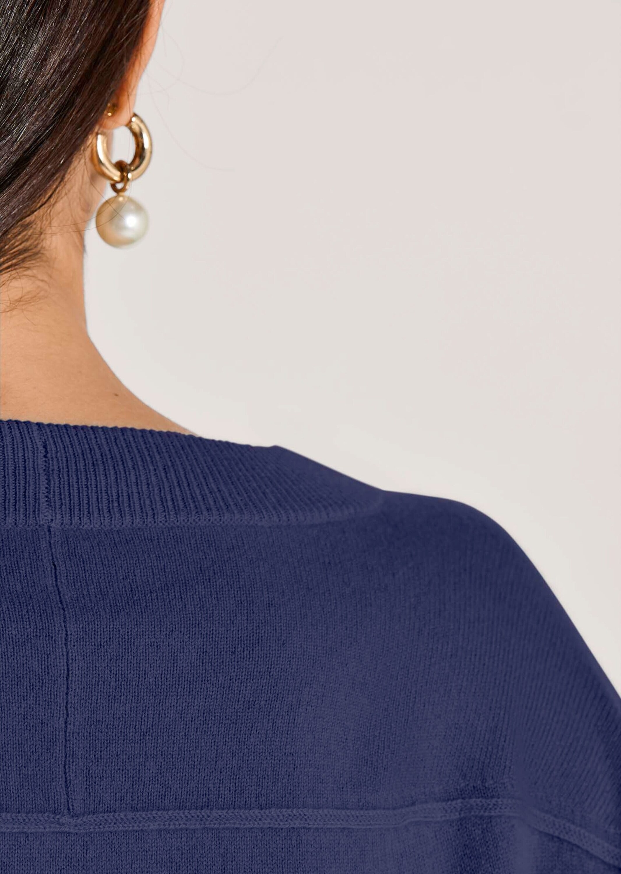 MADELEINE Longpullover »Strickpullover Kaschmir Pullover mit Rundhalsausschnitt«