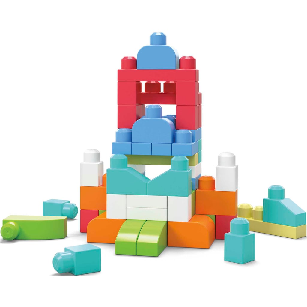 MEGA BLOKS Spielbausteine »First Builders, Bausteine-Beutel«, (60 St.)