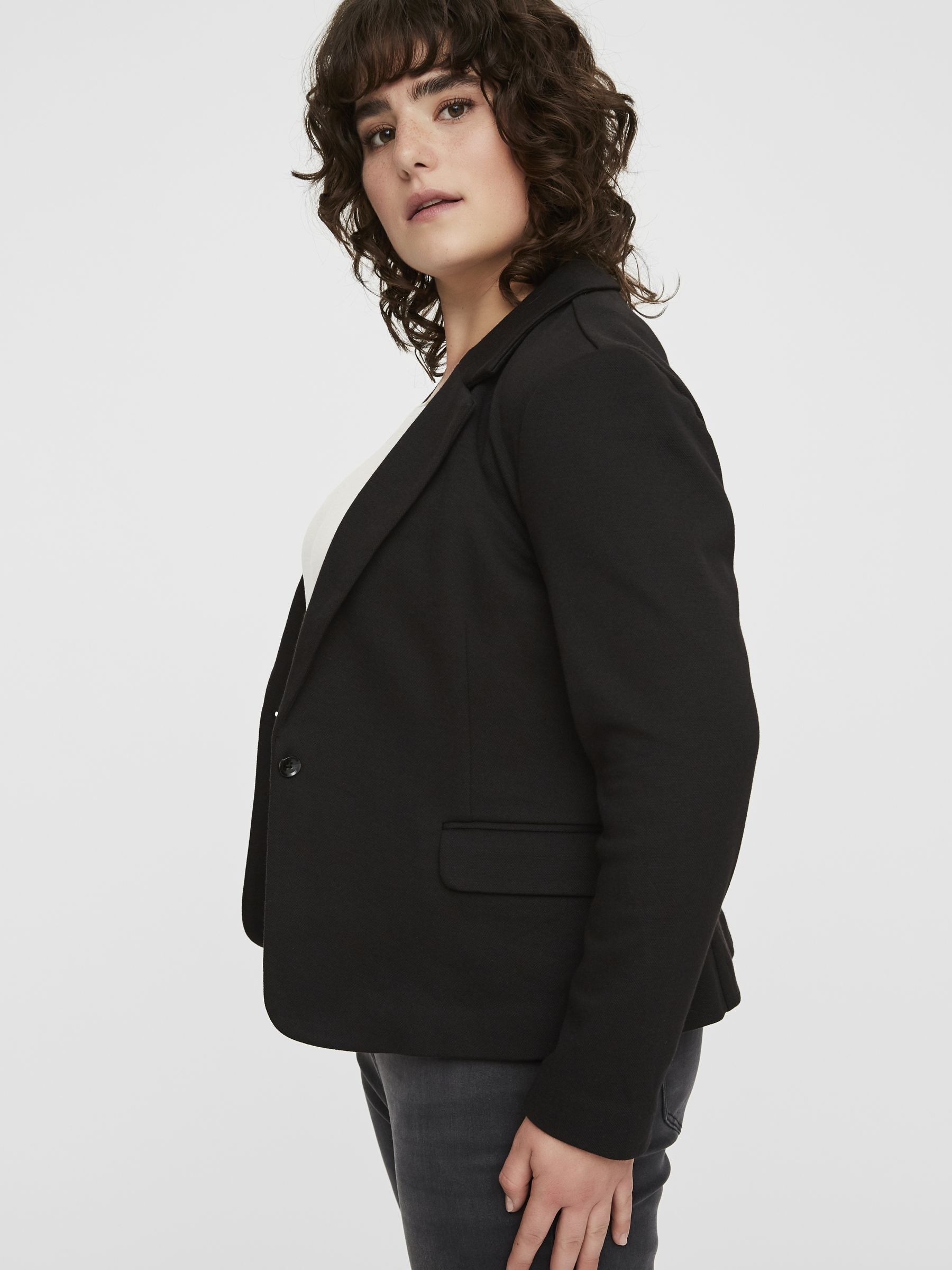 Vero Moda Curve Sweatblazer »VMJULIA LS BLAZER NOOS CURVE«