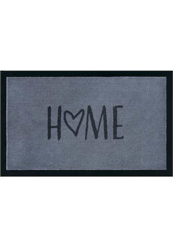 my home Fußmatte »Magne«, rechteckig, 5 mm Höhe, mit Spruch, Schrift Design, waschbar,... kaufen